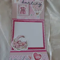 Kartka na Baby Shower „Hello Baby Girl” 1