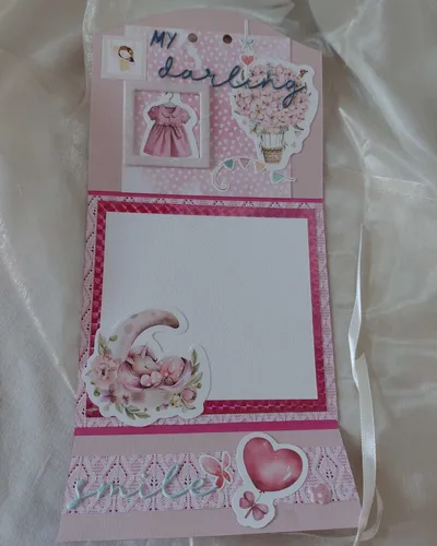 Kartka na Baby Shower „Hello Baby Girl” — thumbnail 2