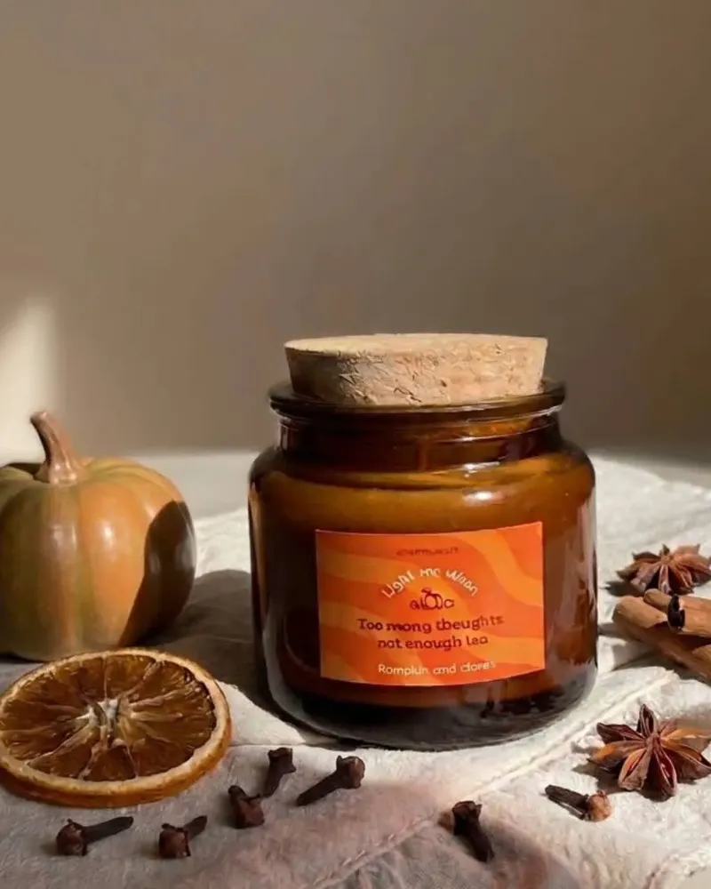 Świeca Sojowa "Cozy Autumn" 120 ml – Dynia, Goździki — 1