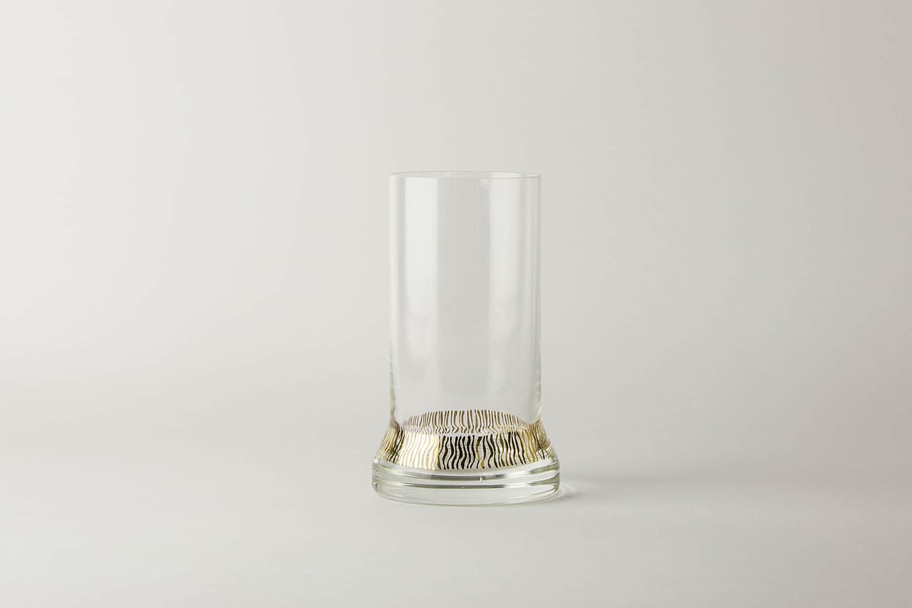 LAB Glass without Color with Gold Graphic — 1