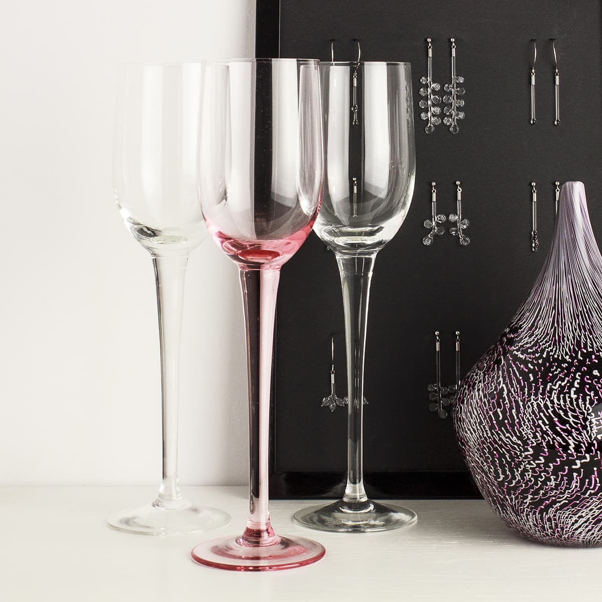 Classic Red Wine Glass - Pink — 2