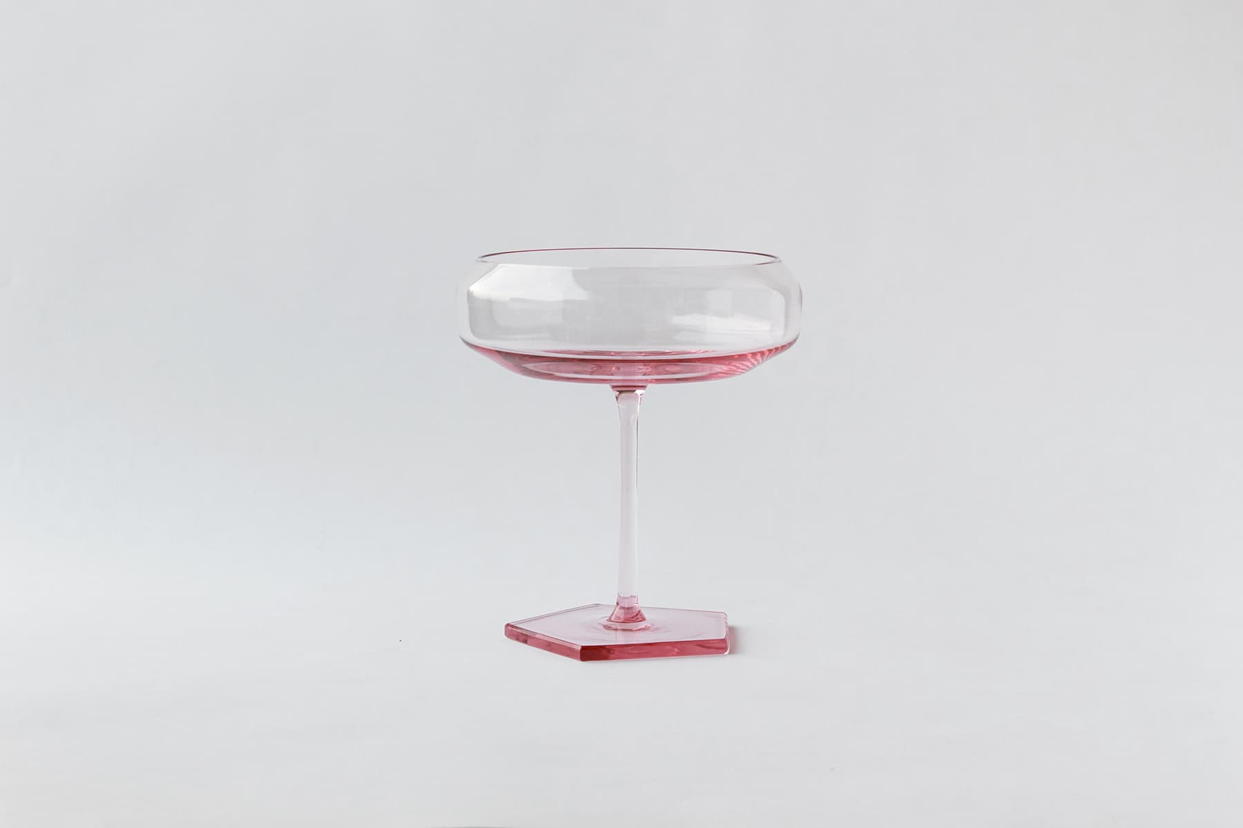 Penta Champagne Glass - Pink — 1