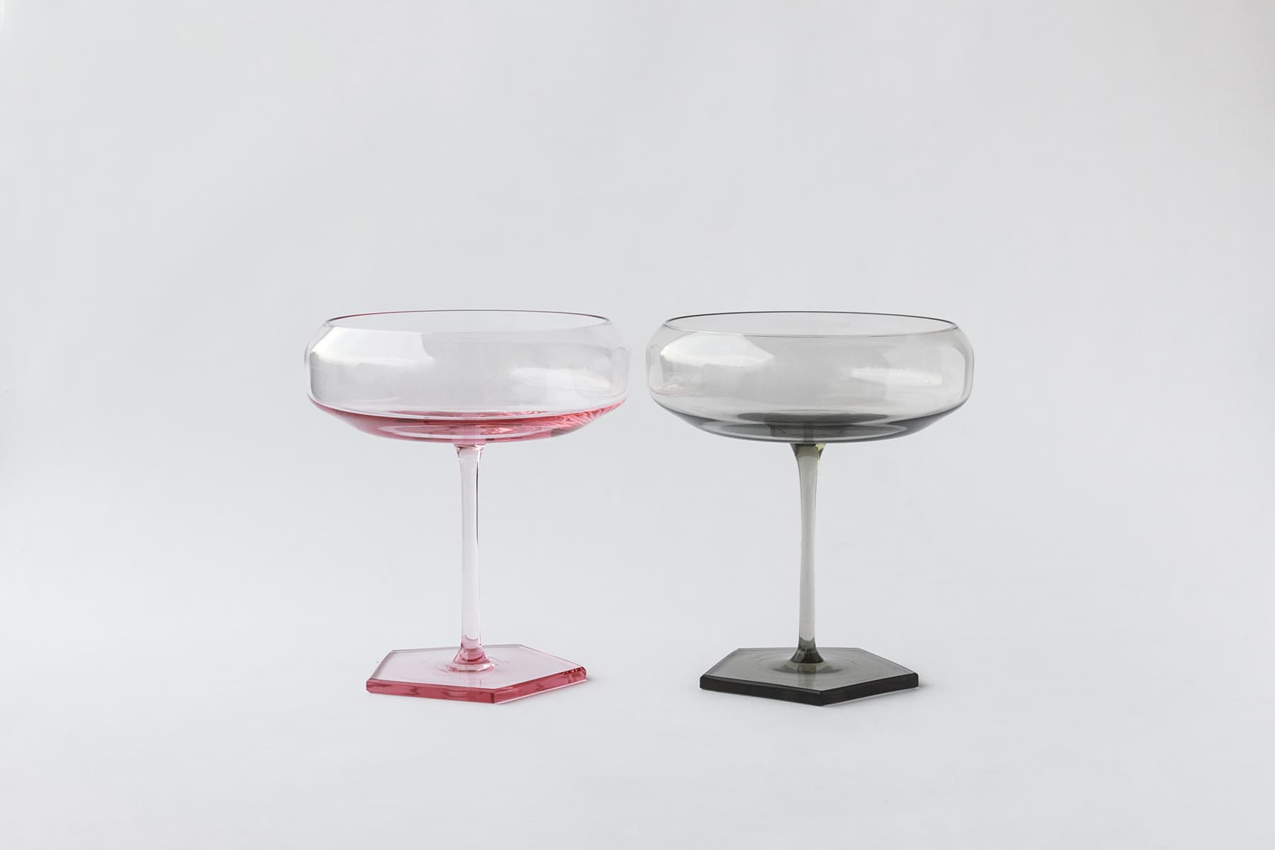 Penta Champagne Glass - Pink — 3