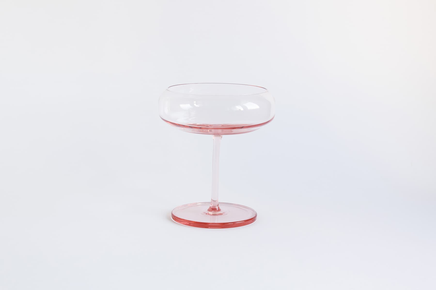 GEO Champagne Glass - Pink — 1