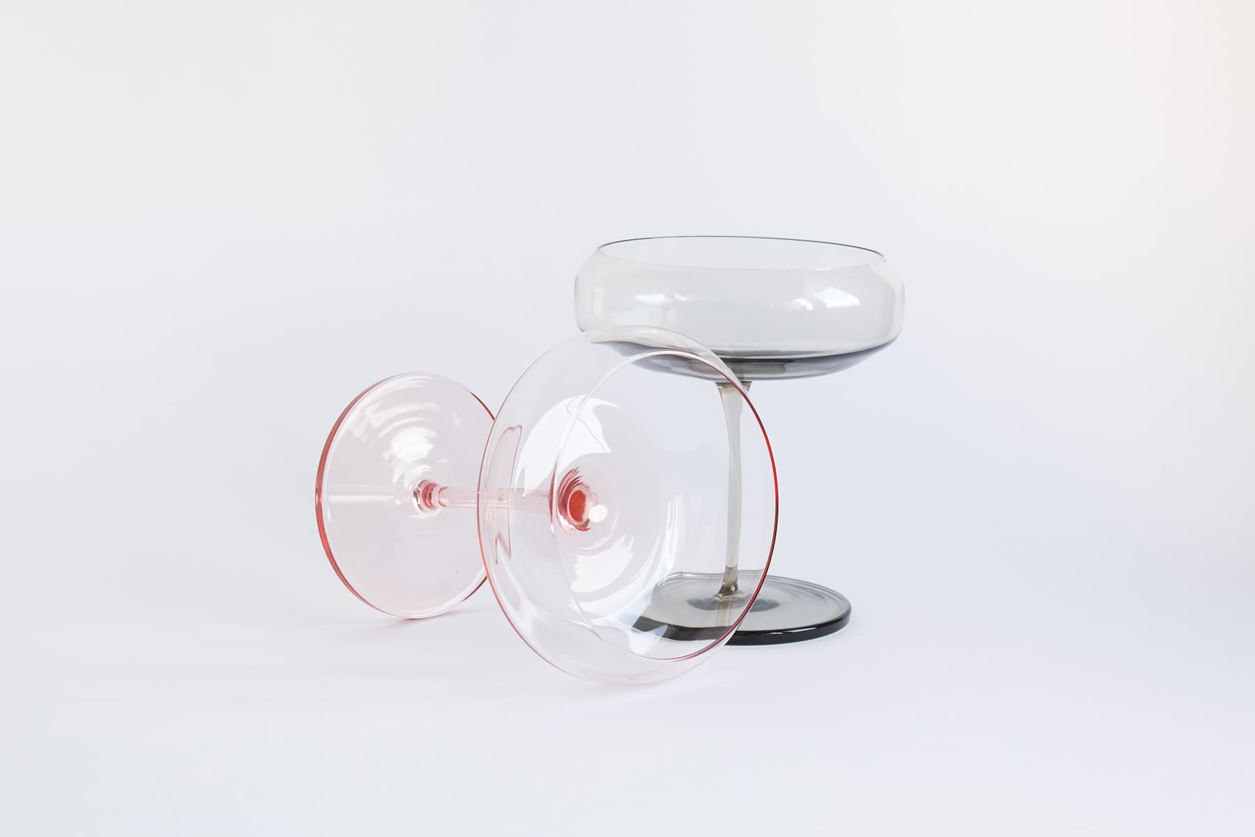 GEO Champagne Glass - Pink — 3