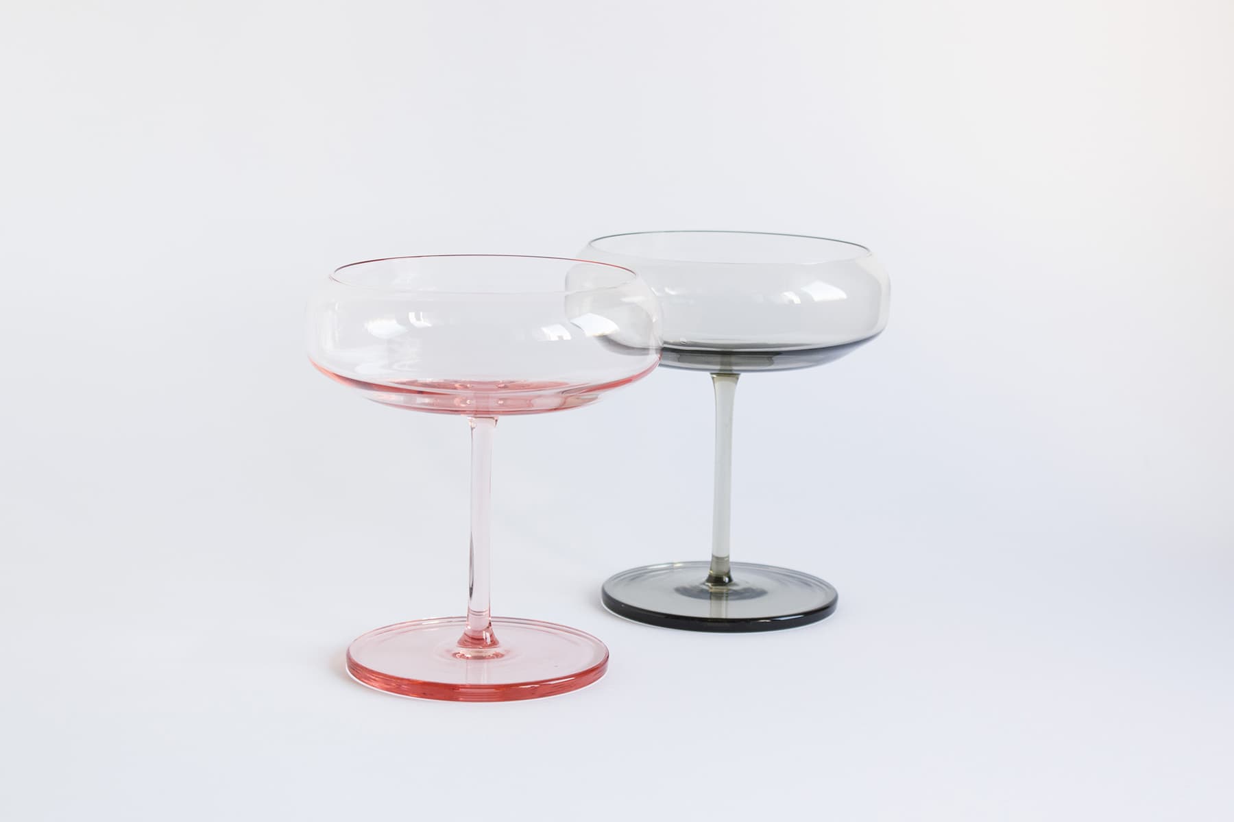 GEO Champagne Glass - Smoky — 2