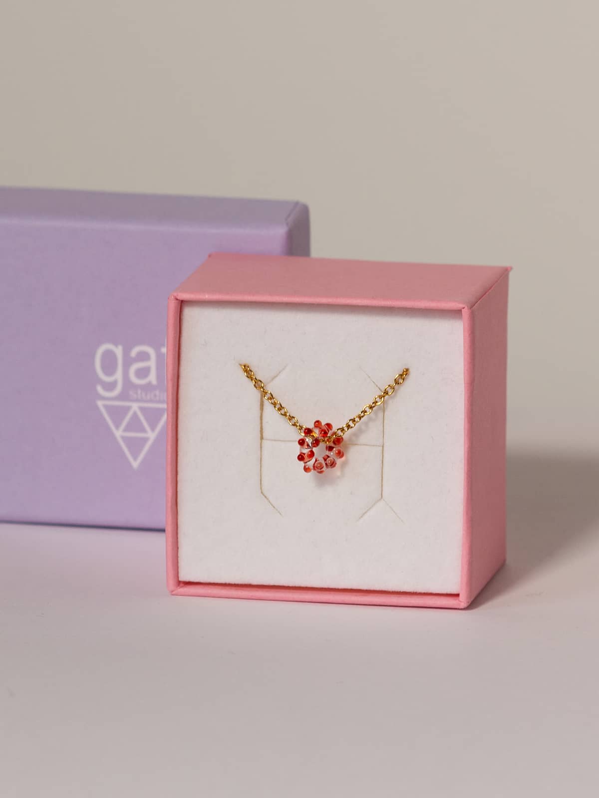 MIST Necklace - Red — 3