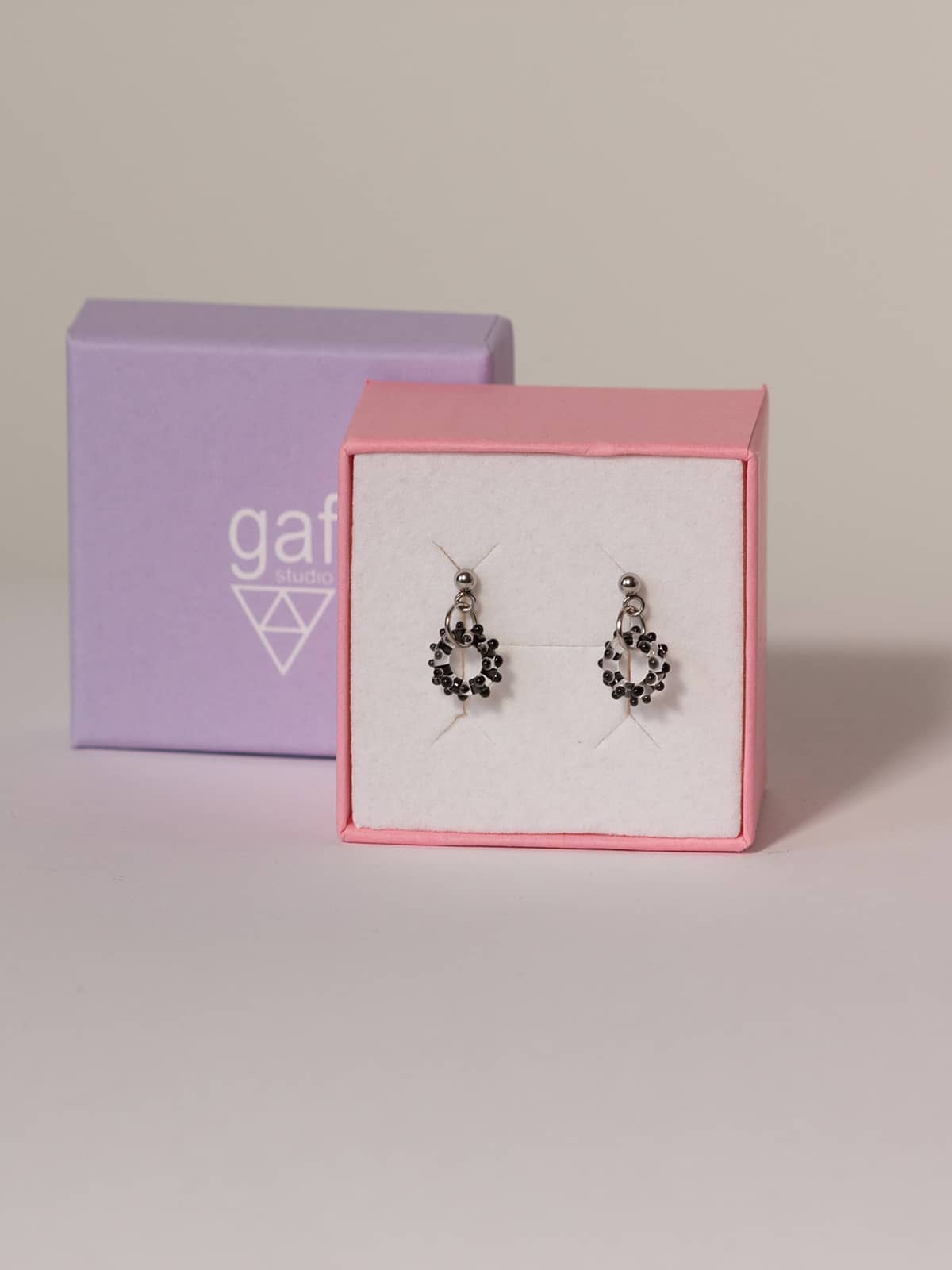 MIST Earrings - Small Black — 3