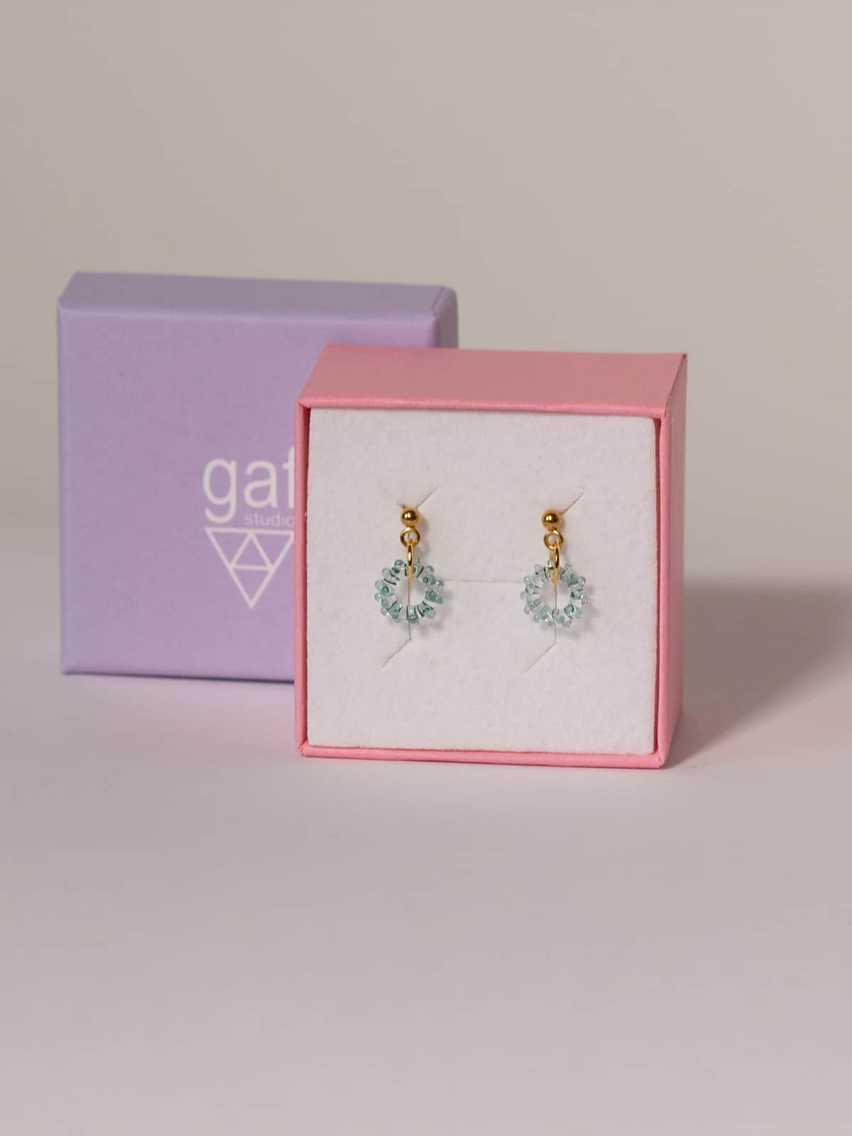 MIST Earrings - Small Mint — 2