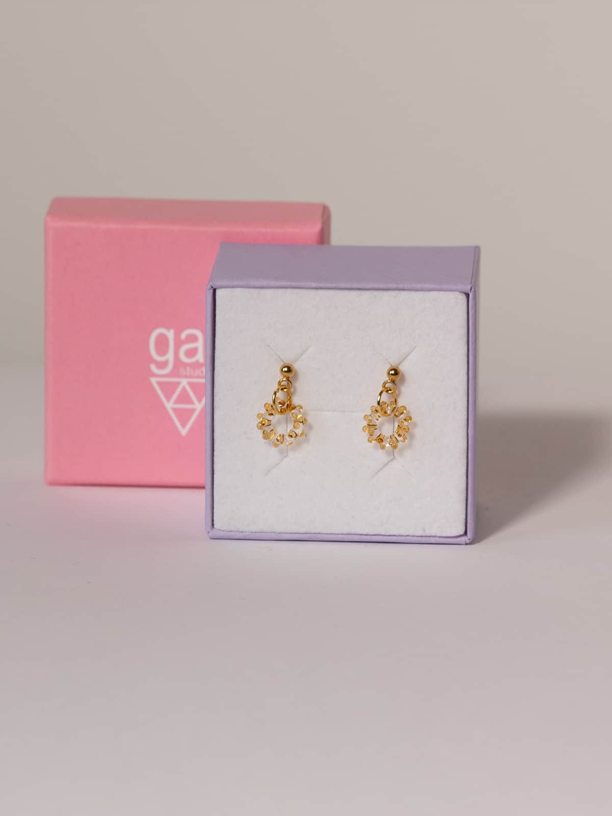 MIST Earrings - Small Amber — 2