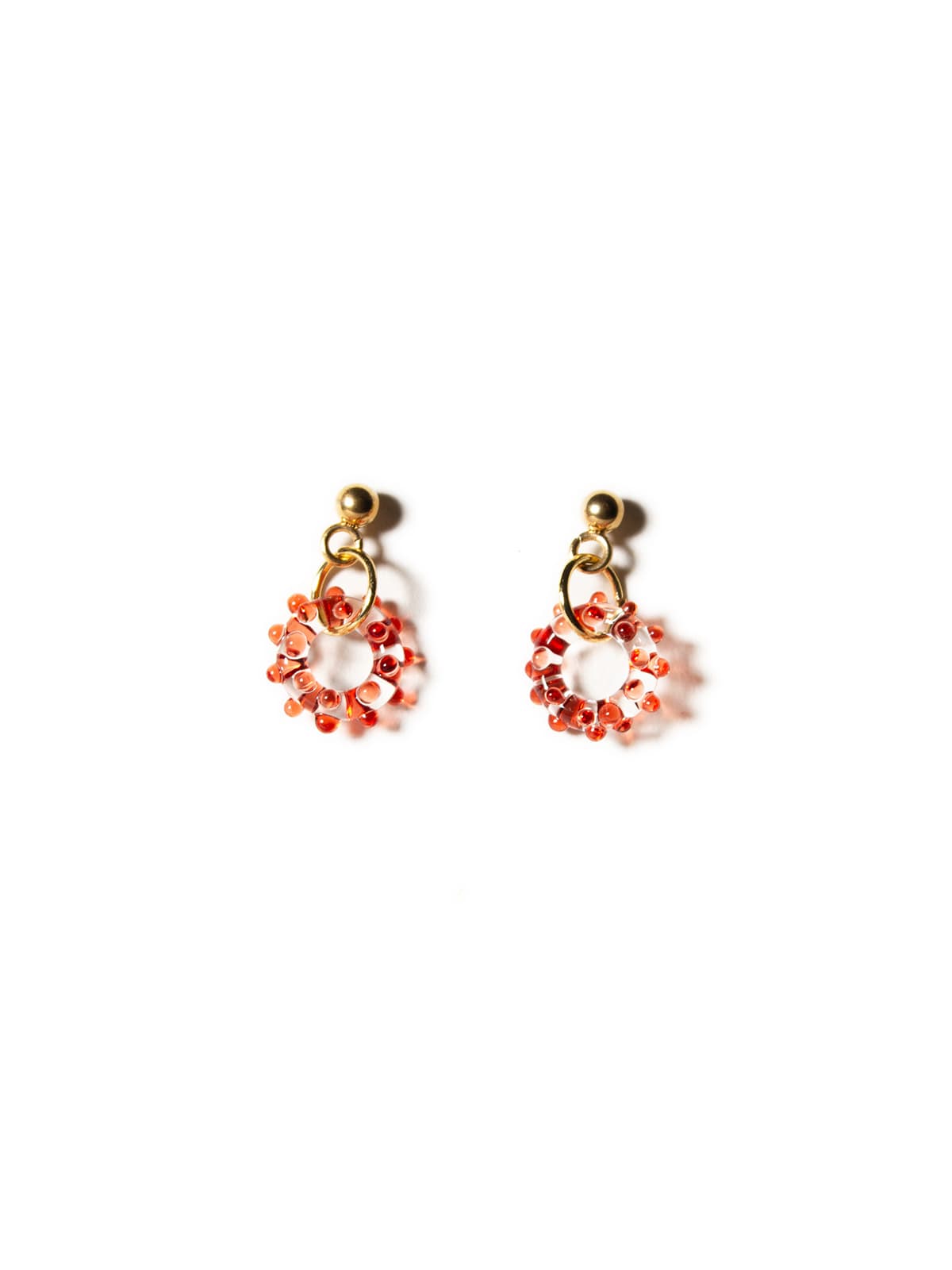 MIST Earrings - Small Red — 1