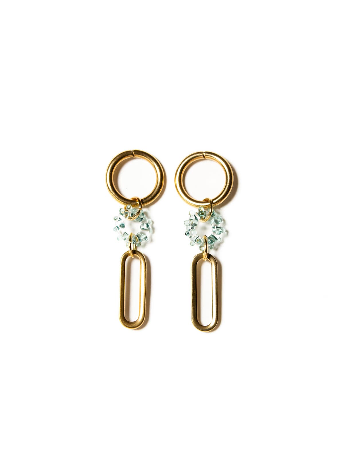 MIST Earrings - Long Mint — 1