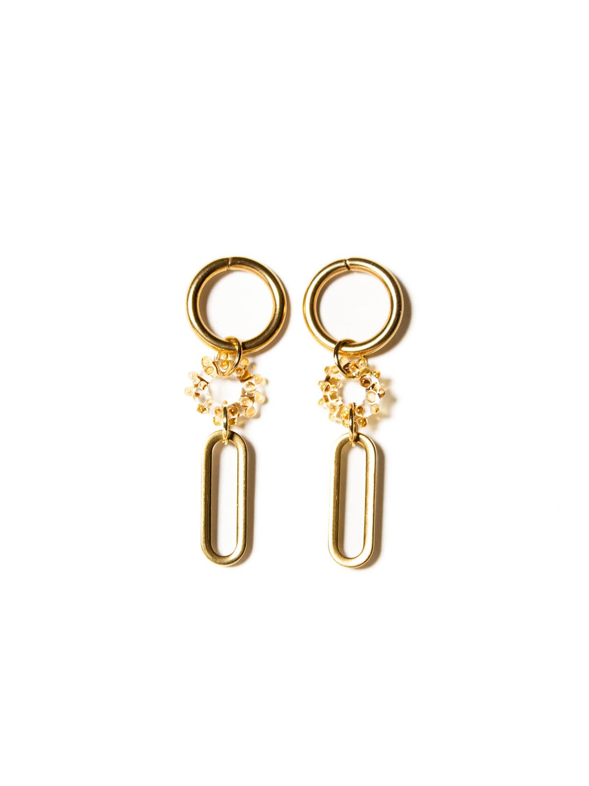 MIST Earrings - Long Amber — 1