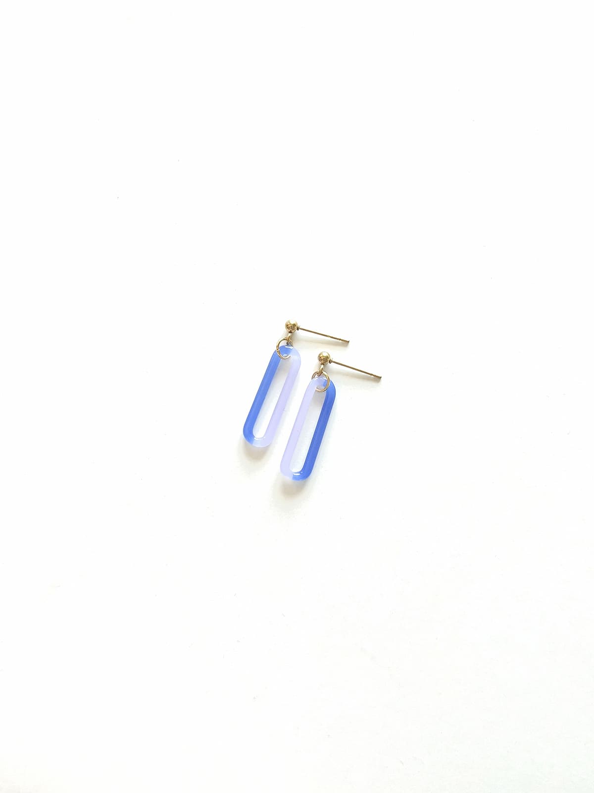 DUO Earrings - Short Lavender-Blue — 1