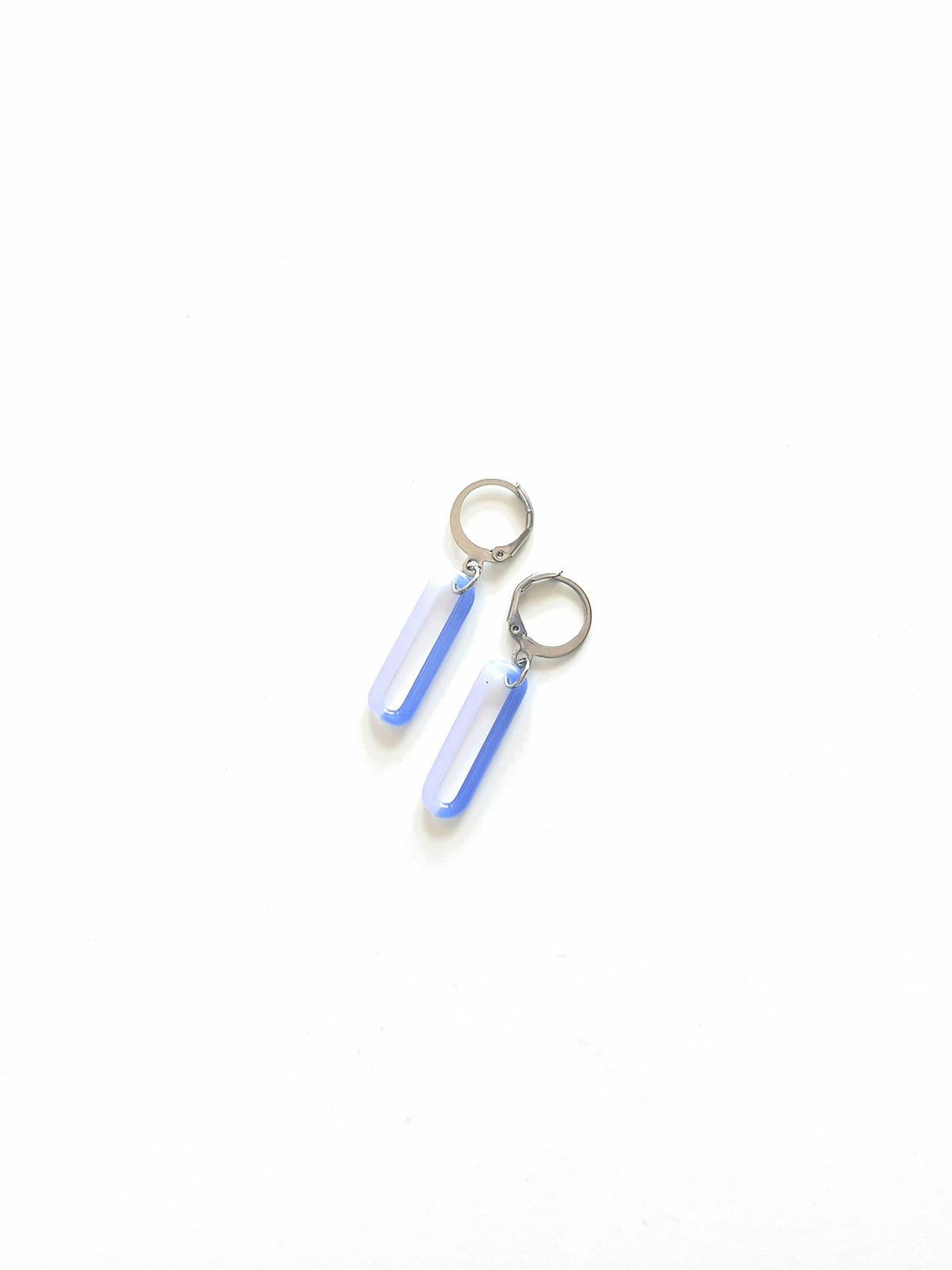 DUO Earrings - Short Lavender-Blue — 2