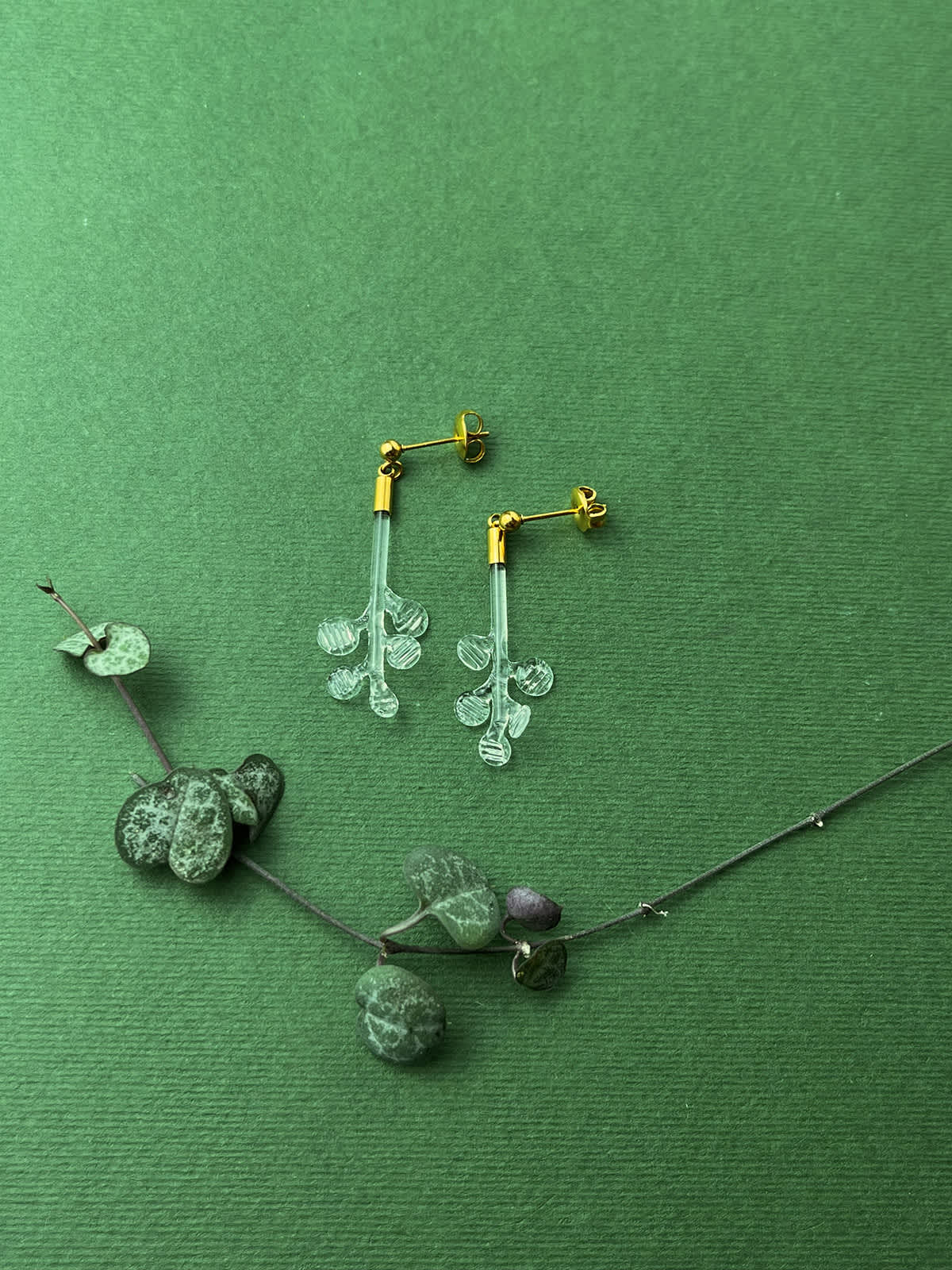 Forest Earrings - Short Gold — 1