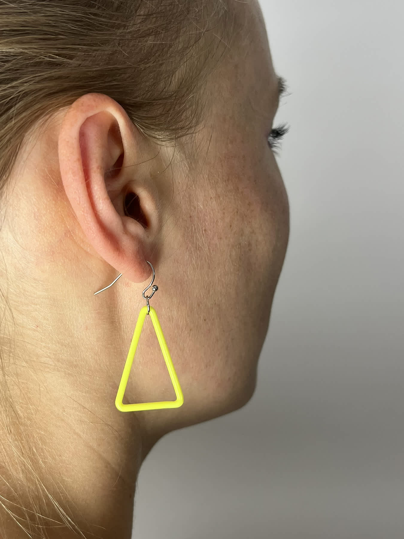 TRI Earrings - Small Yellow — 2