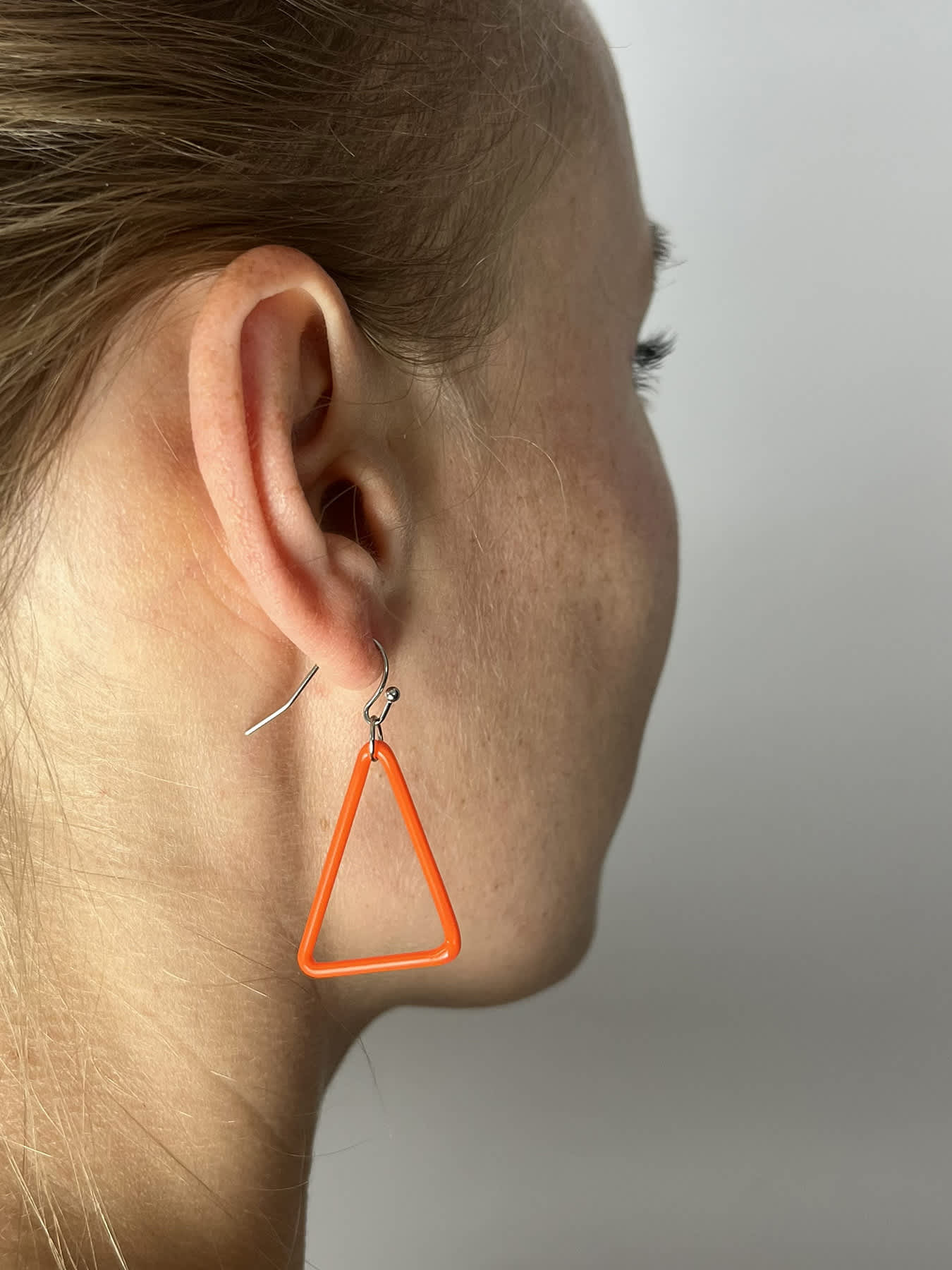 TRI Earrings - Small Orange — 8