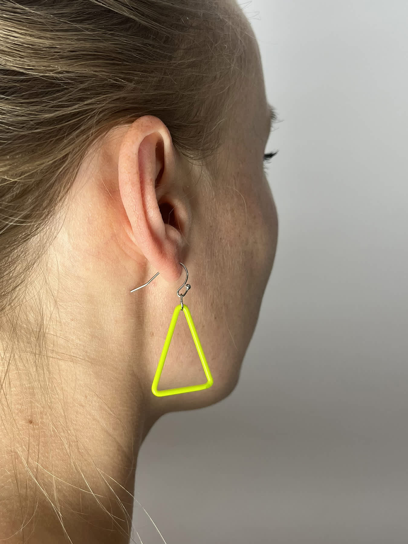 TRI Earrings - Small Green — 2