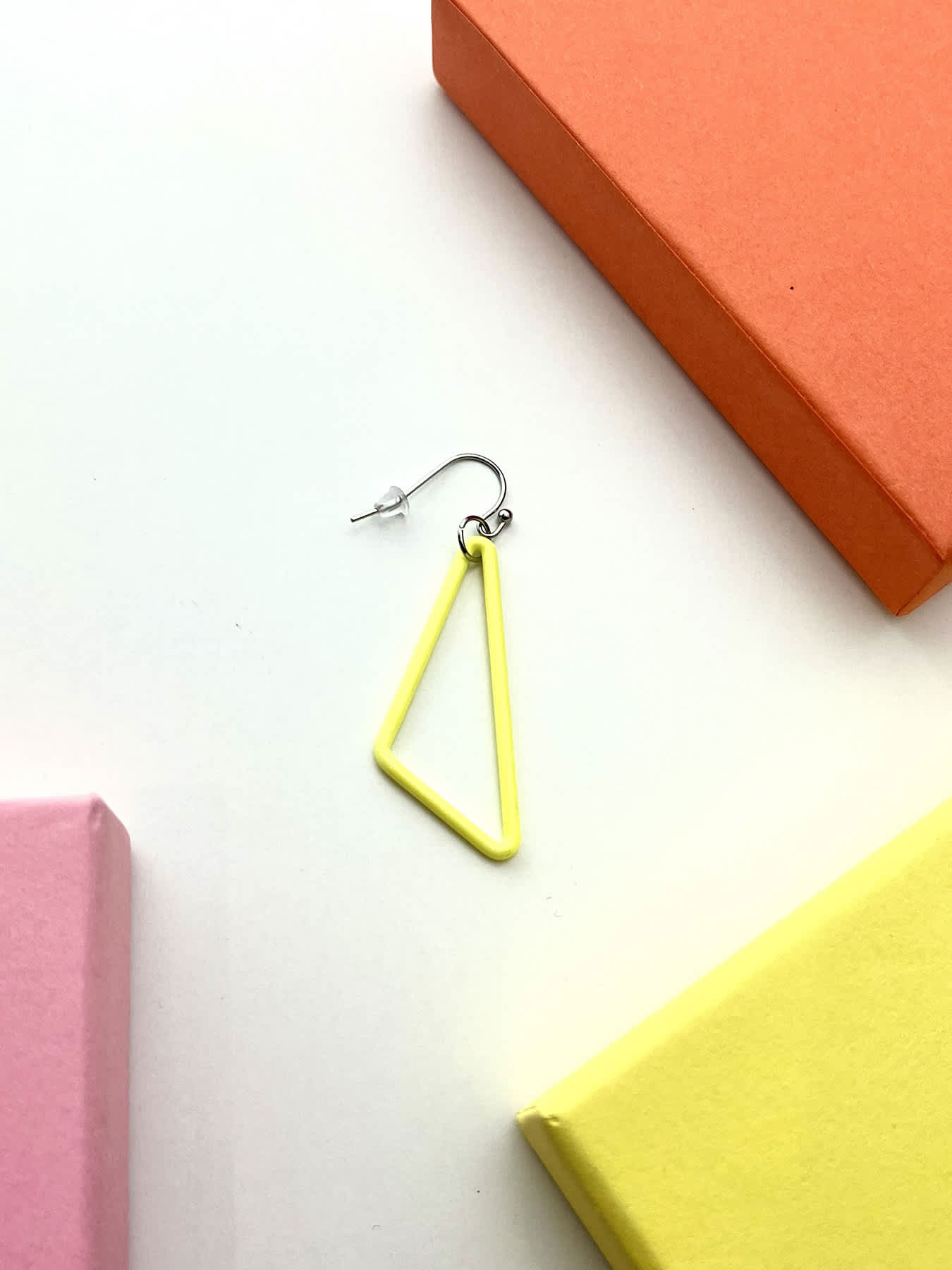 TRI Earrings - Small Yellow — 1