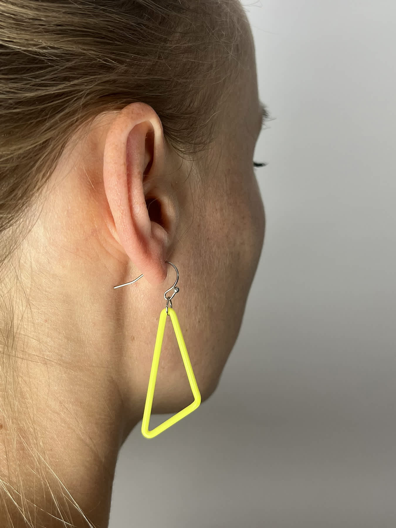 TRI Earrings - Small Yellow — 2