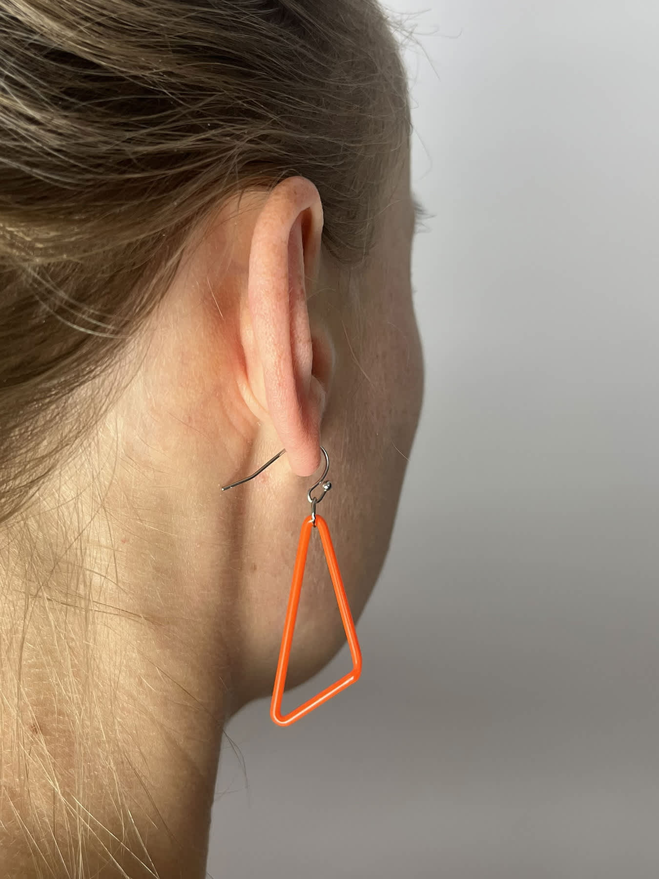 TRI Earrings - Small Orange — 2