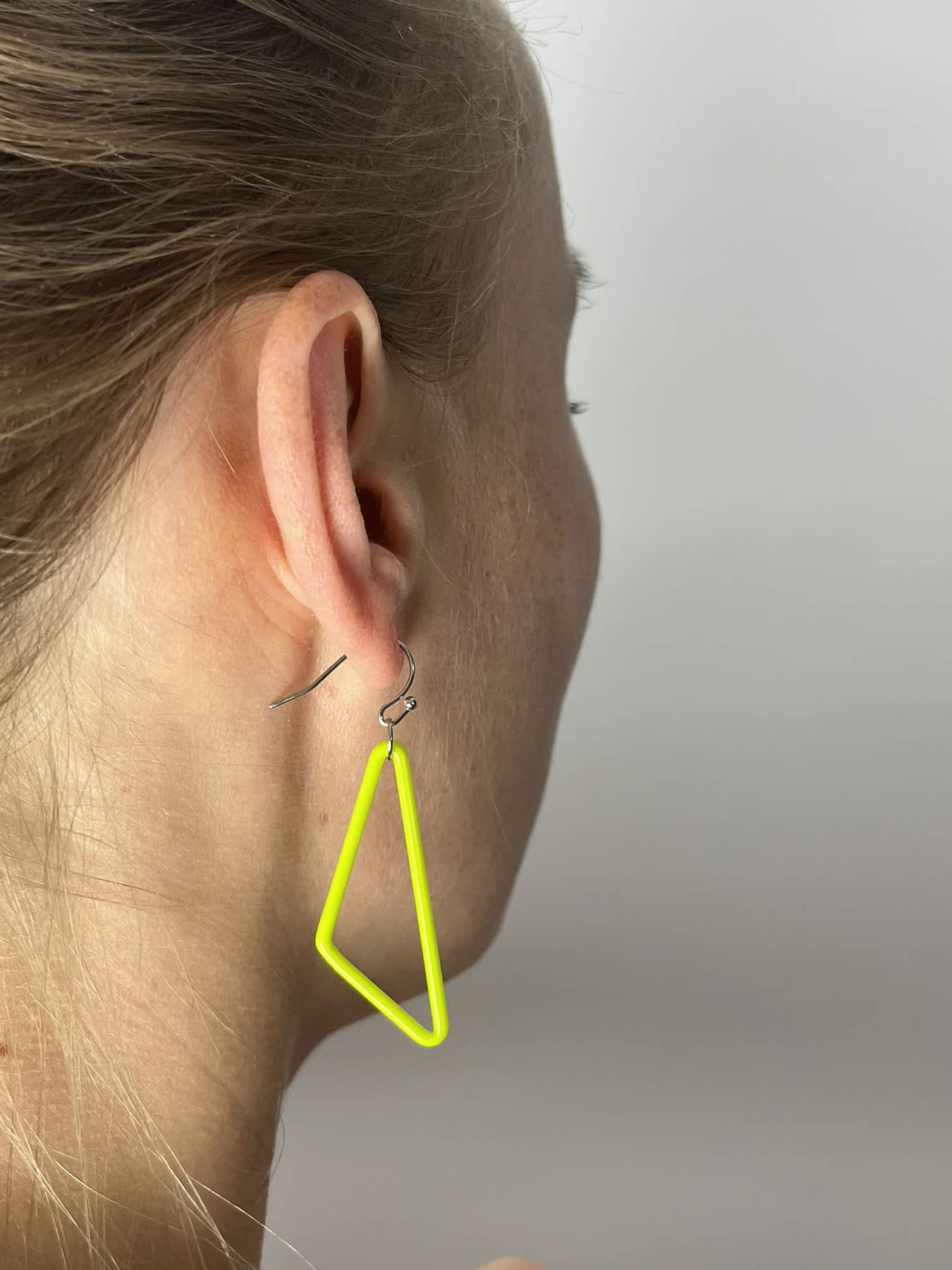 TRI Earrings - Small Green — 2