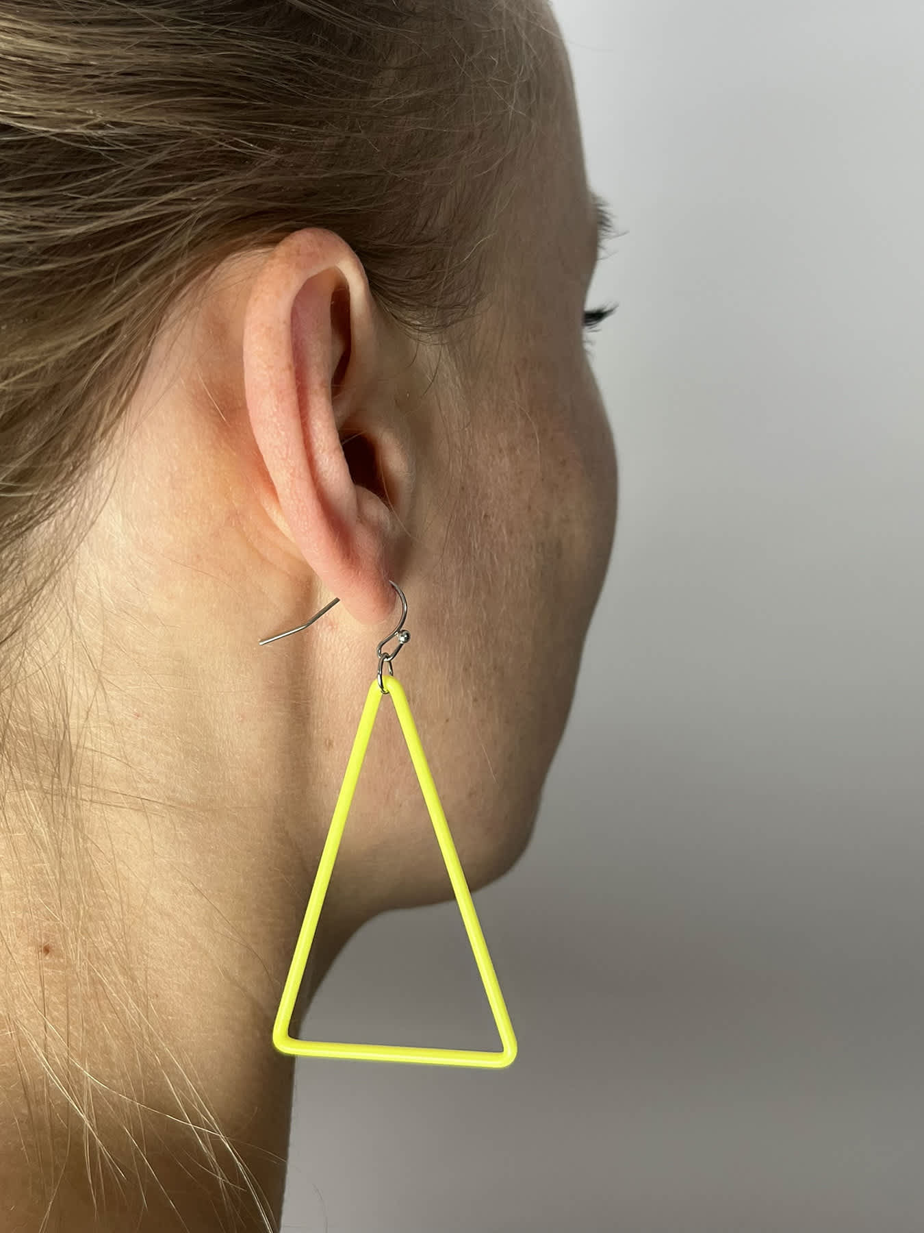TRI Earrings - Large Yellow — 2
