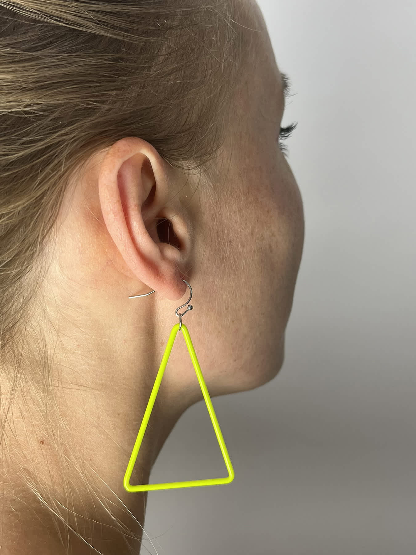 TRI Earrings - Large Green — 2