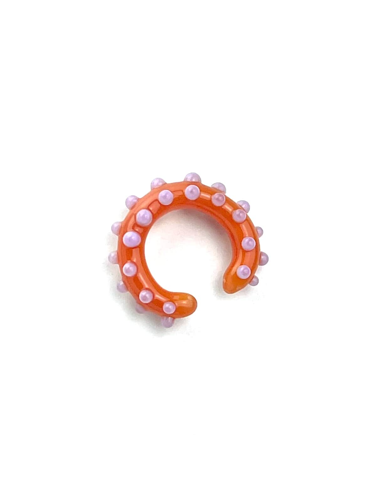 Pixie Ear Cuff - Orange and Purple — 1