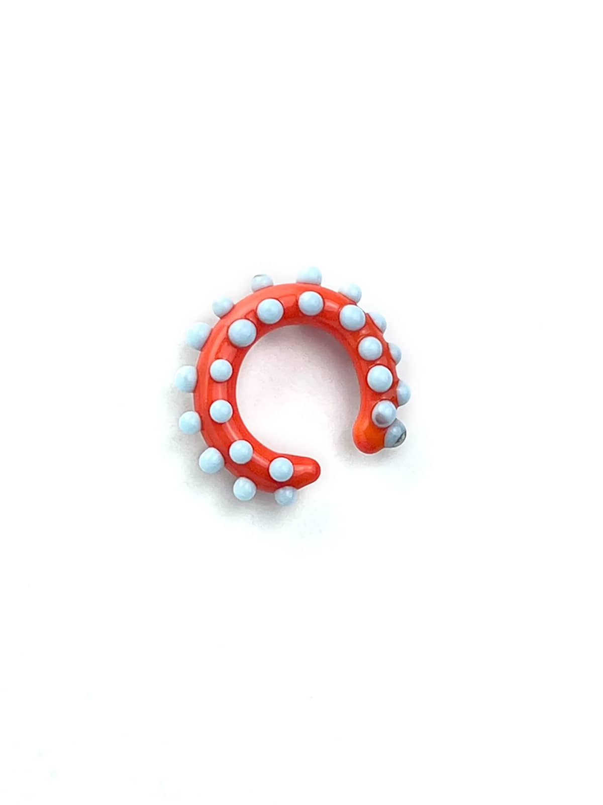 Pixie Ear Cuff - Orange and Blue — 1