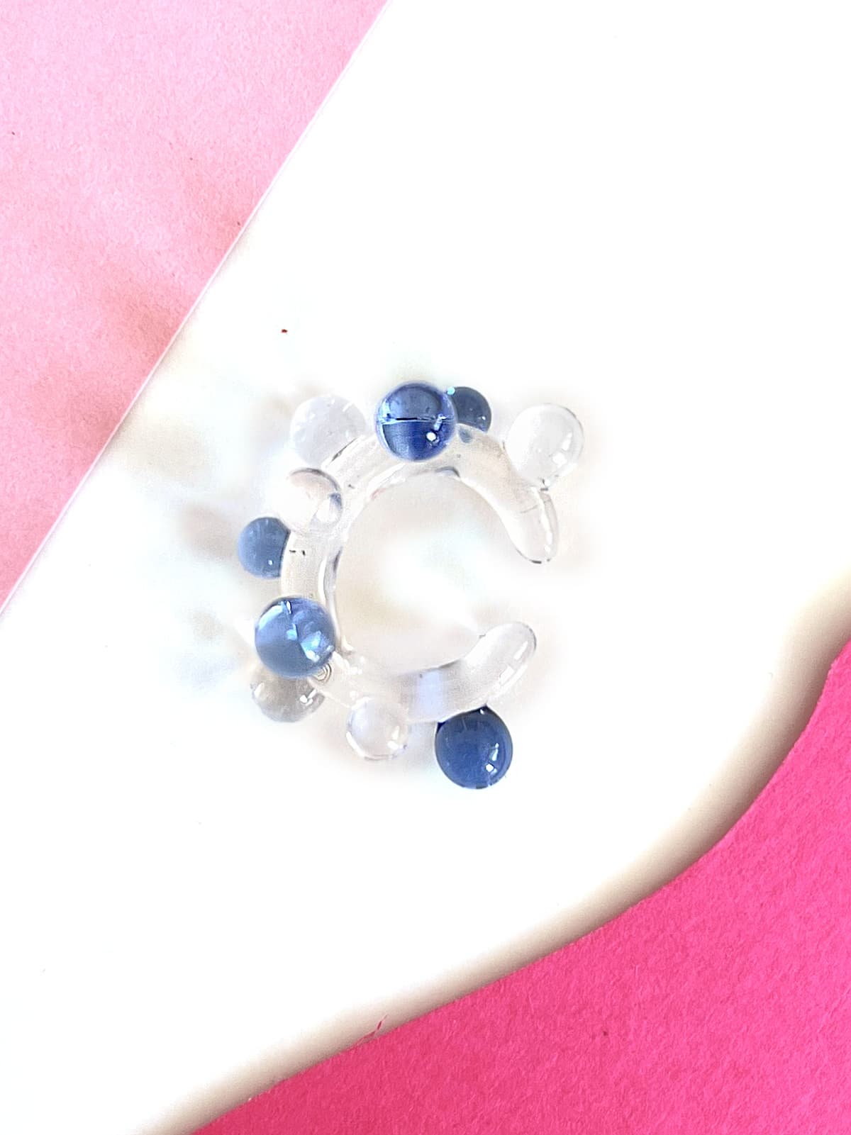 Bubble Ear Cuff - Blue — 1