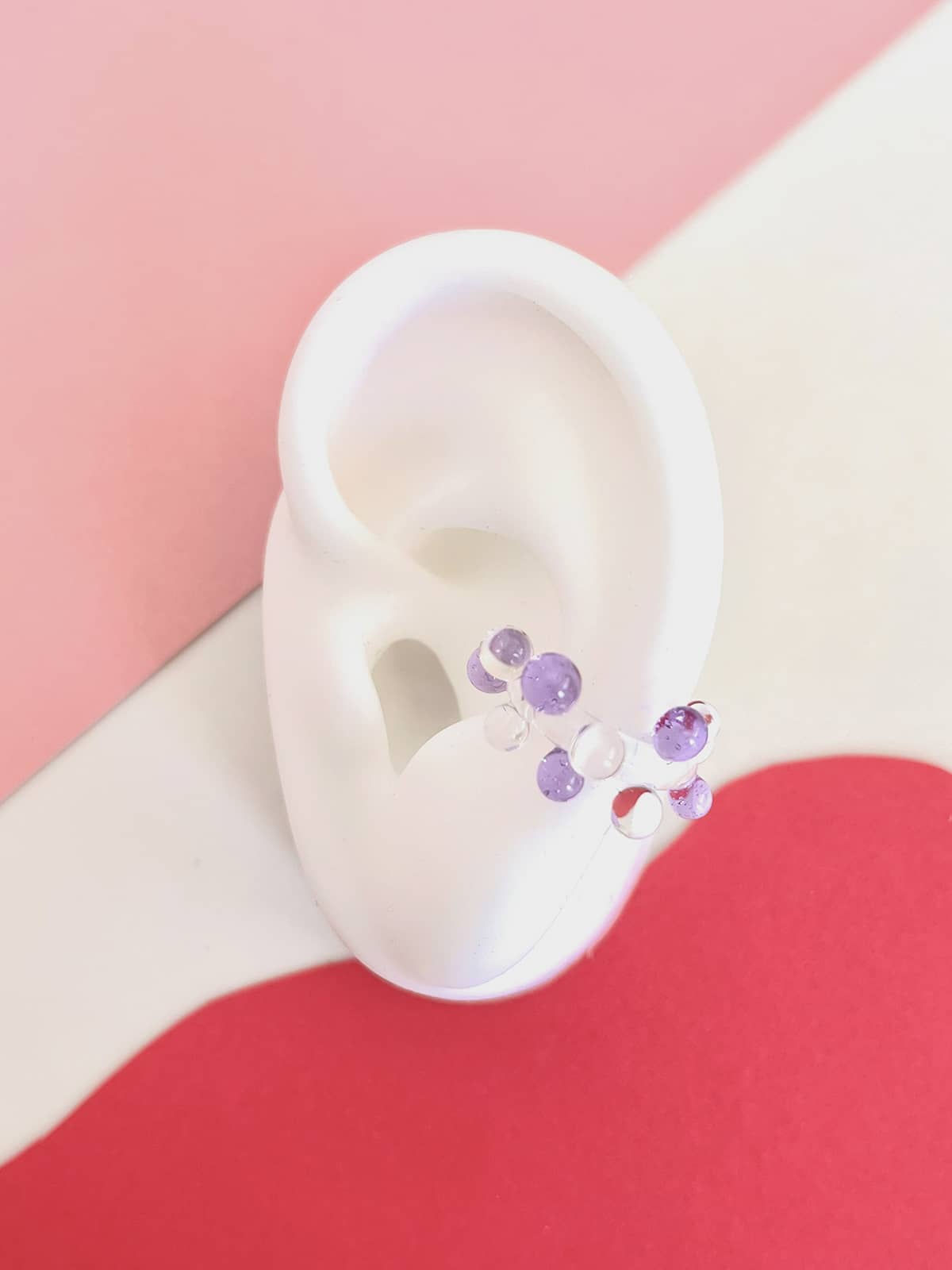 Bubble Ear Cuff - Purple — 2