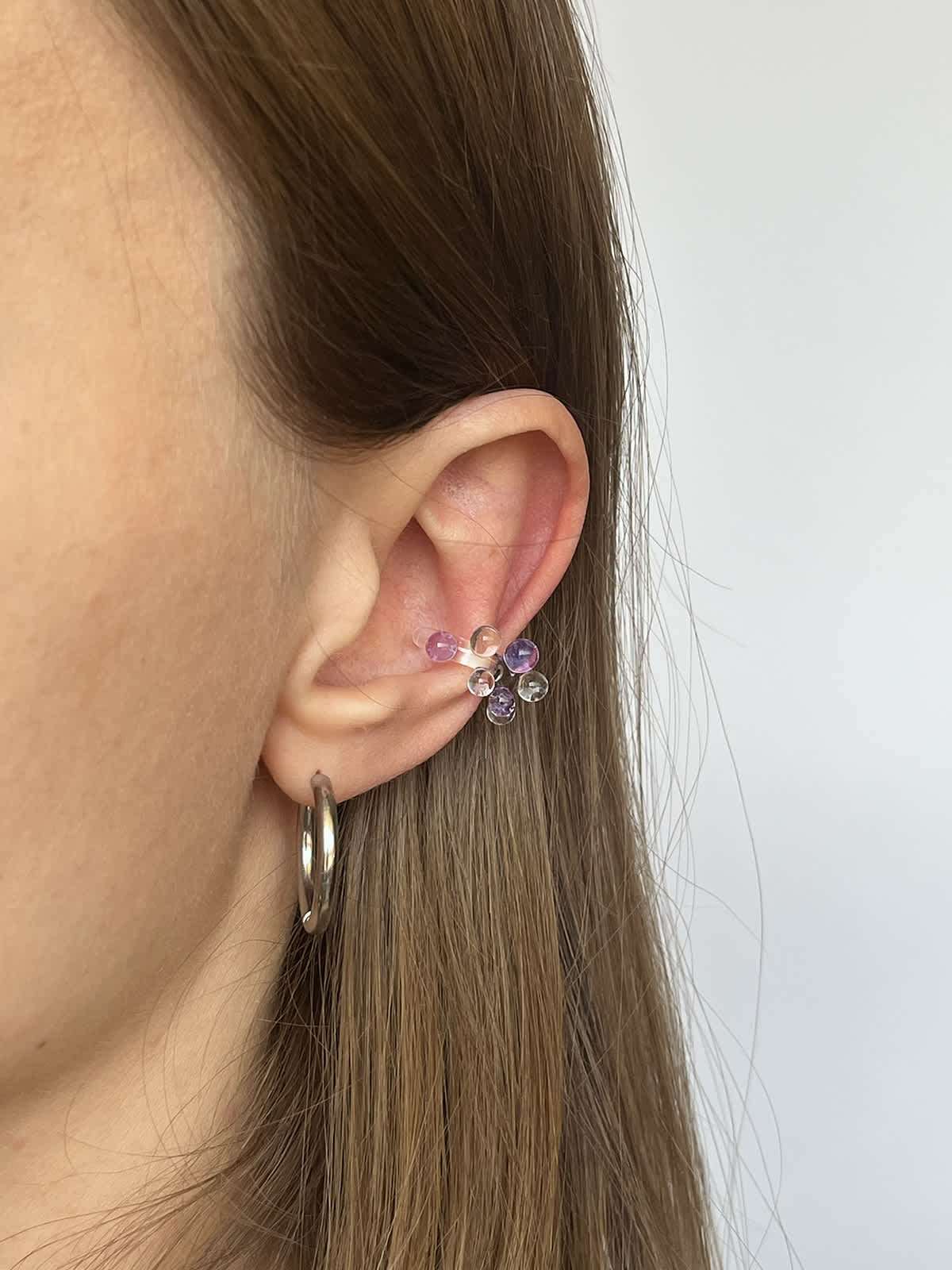 Bubble Ear Cuff - Purple — 3
