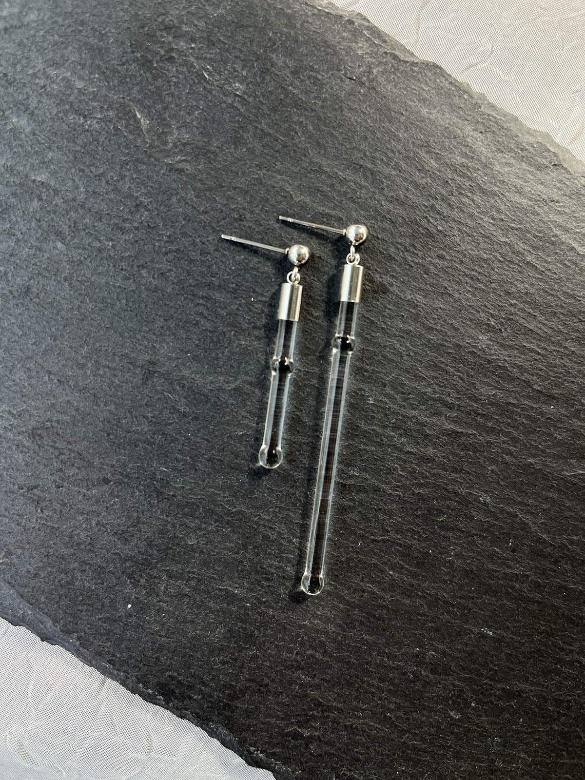 Rosa Earrings - Asymmetrical — 1