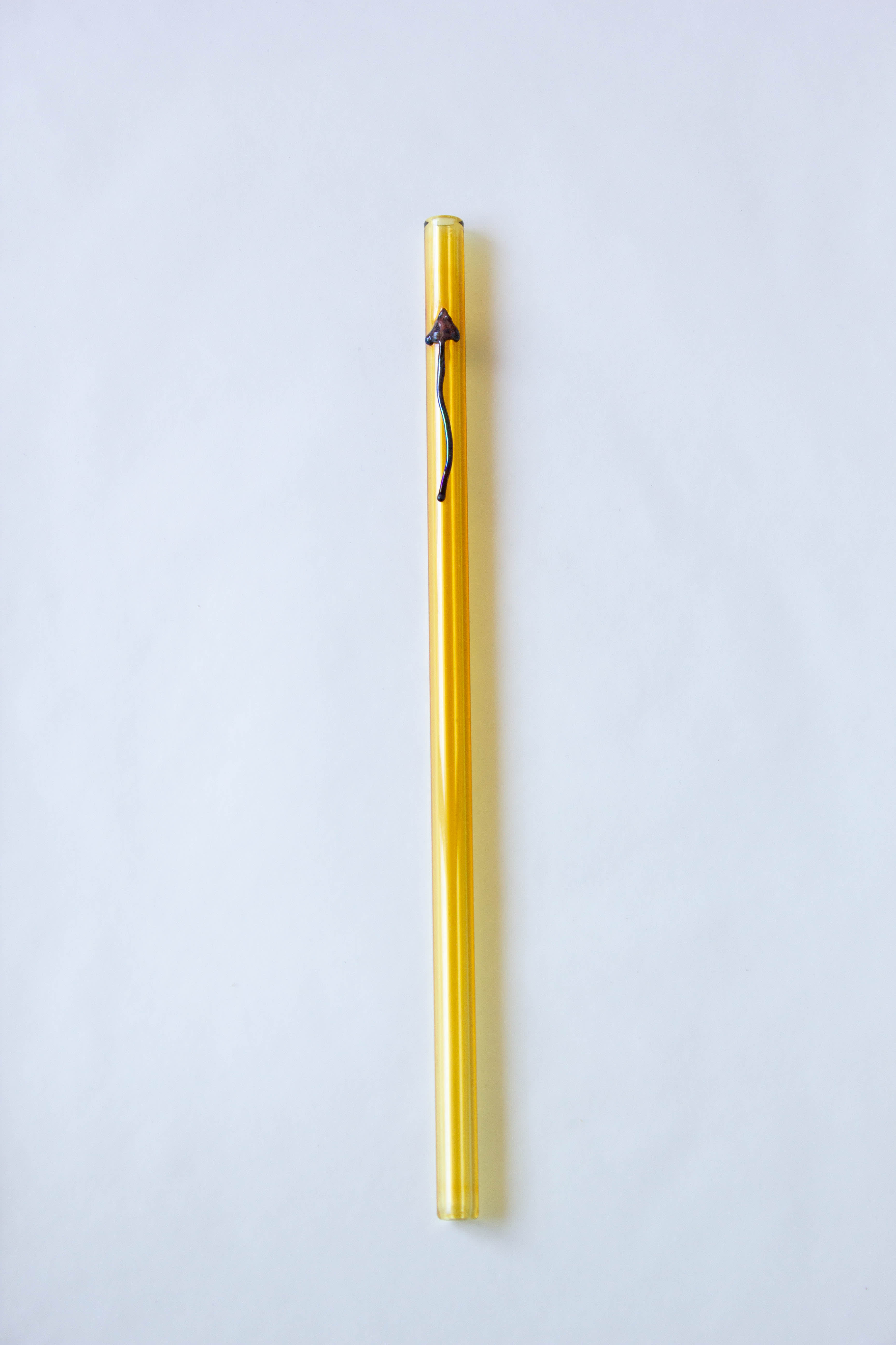 SIP Glass Straw - Honey with Mushroom — 3