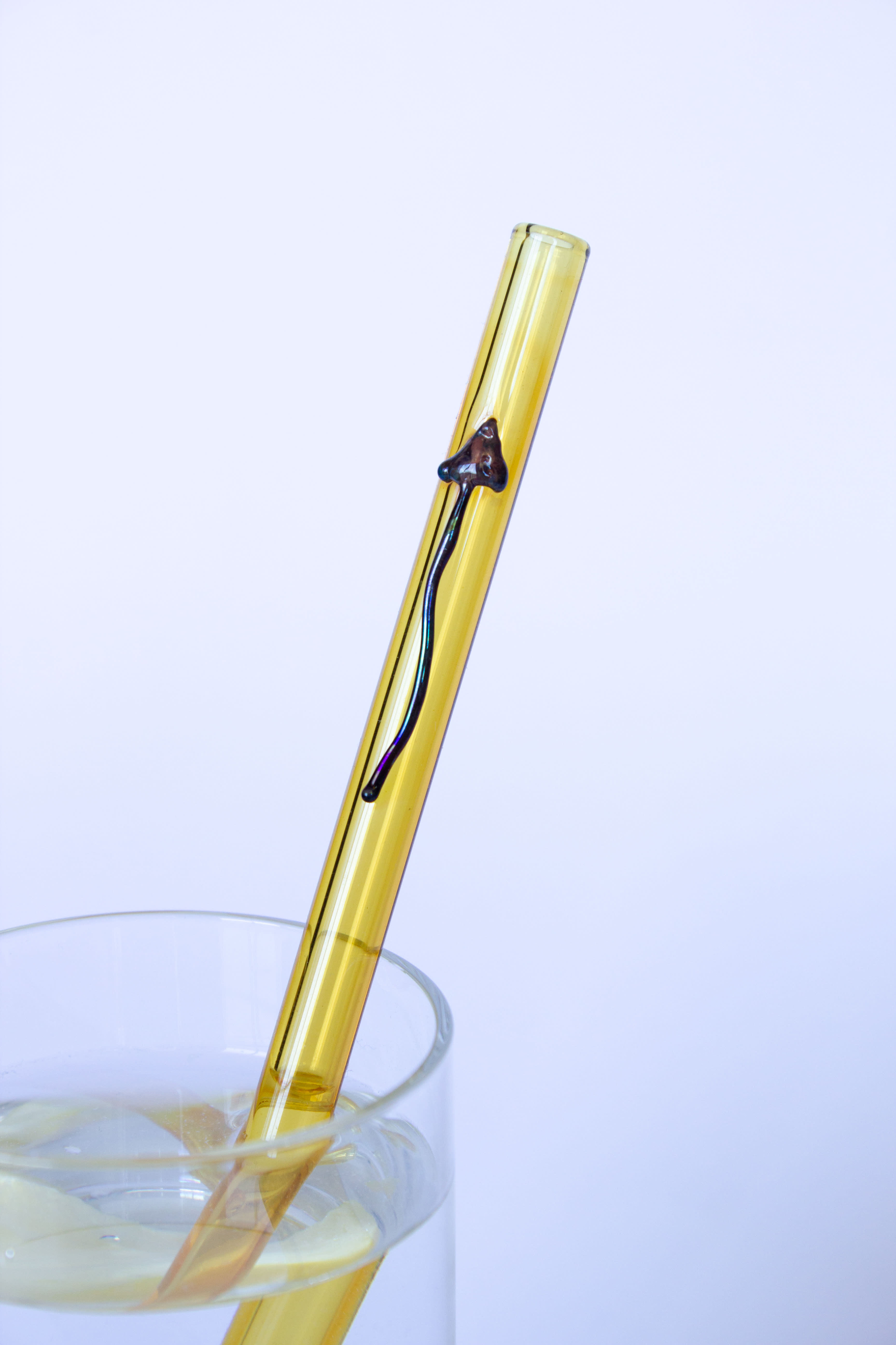 SIP Glass Straw - Honey with Mushroom — 5