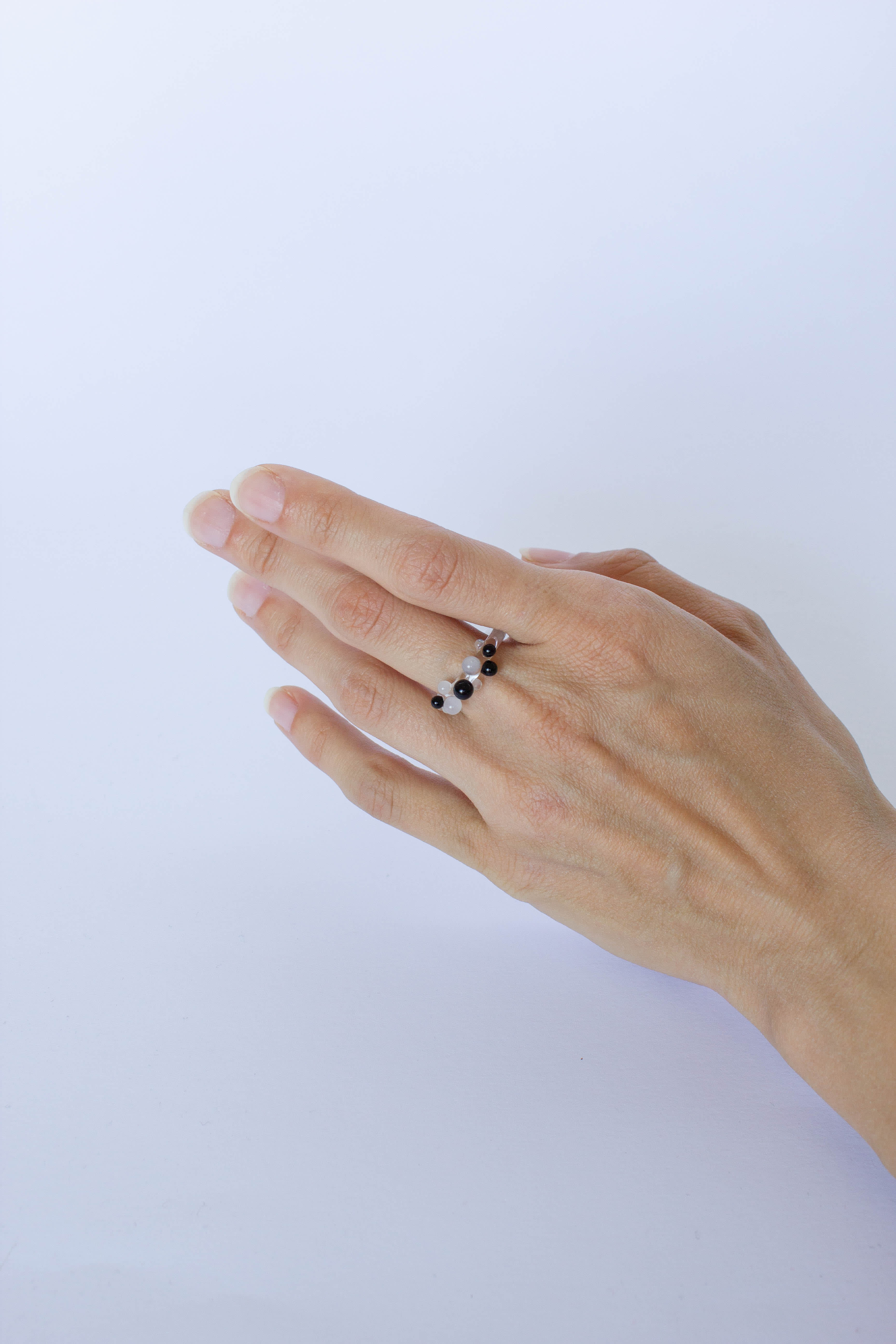 Bubble Ring - Black and White — 6