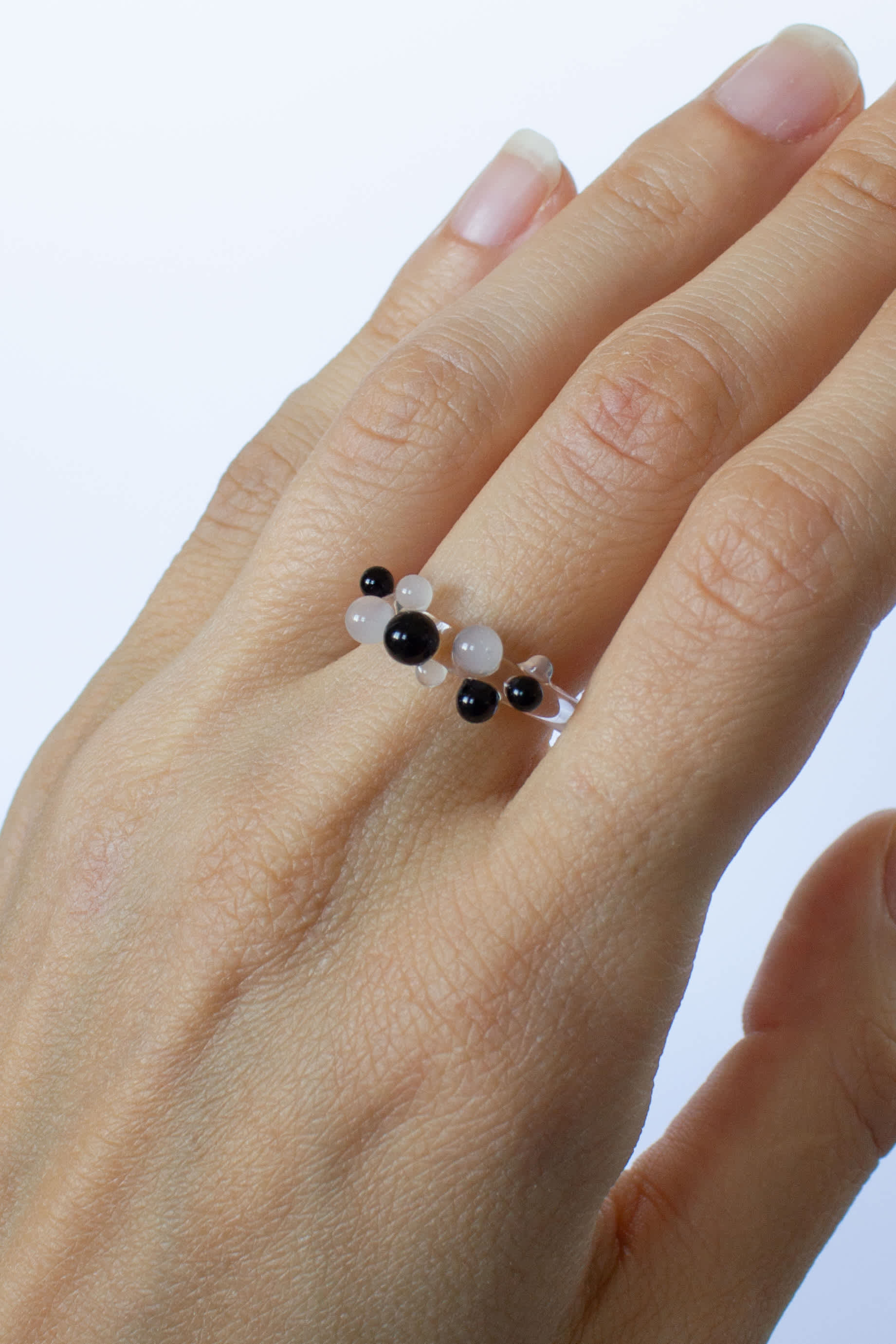 Bubble Ring - Black and White — 2