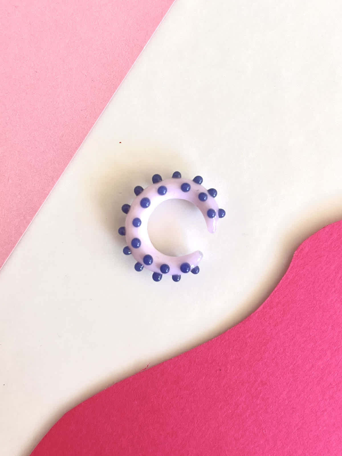Pixie Earring - Pink and Blue — 1