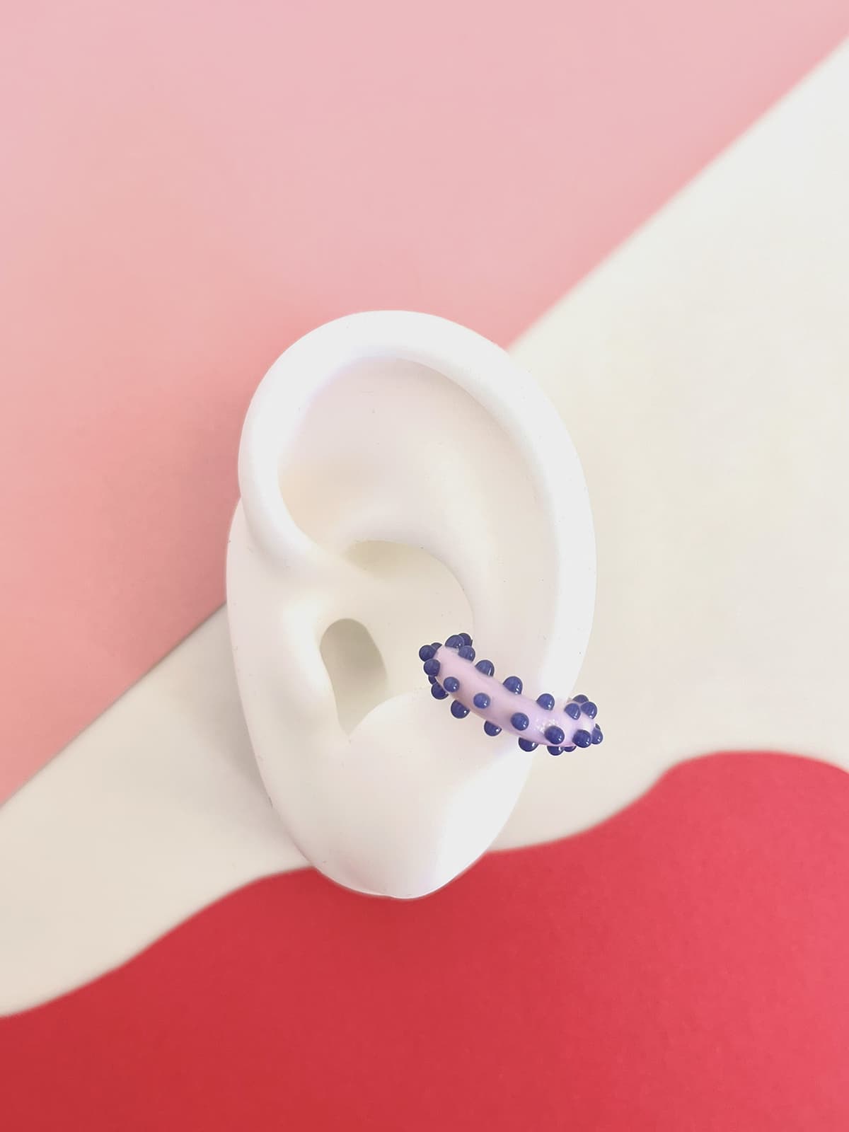 Pixie Earring - Pink and Blue — 2