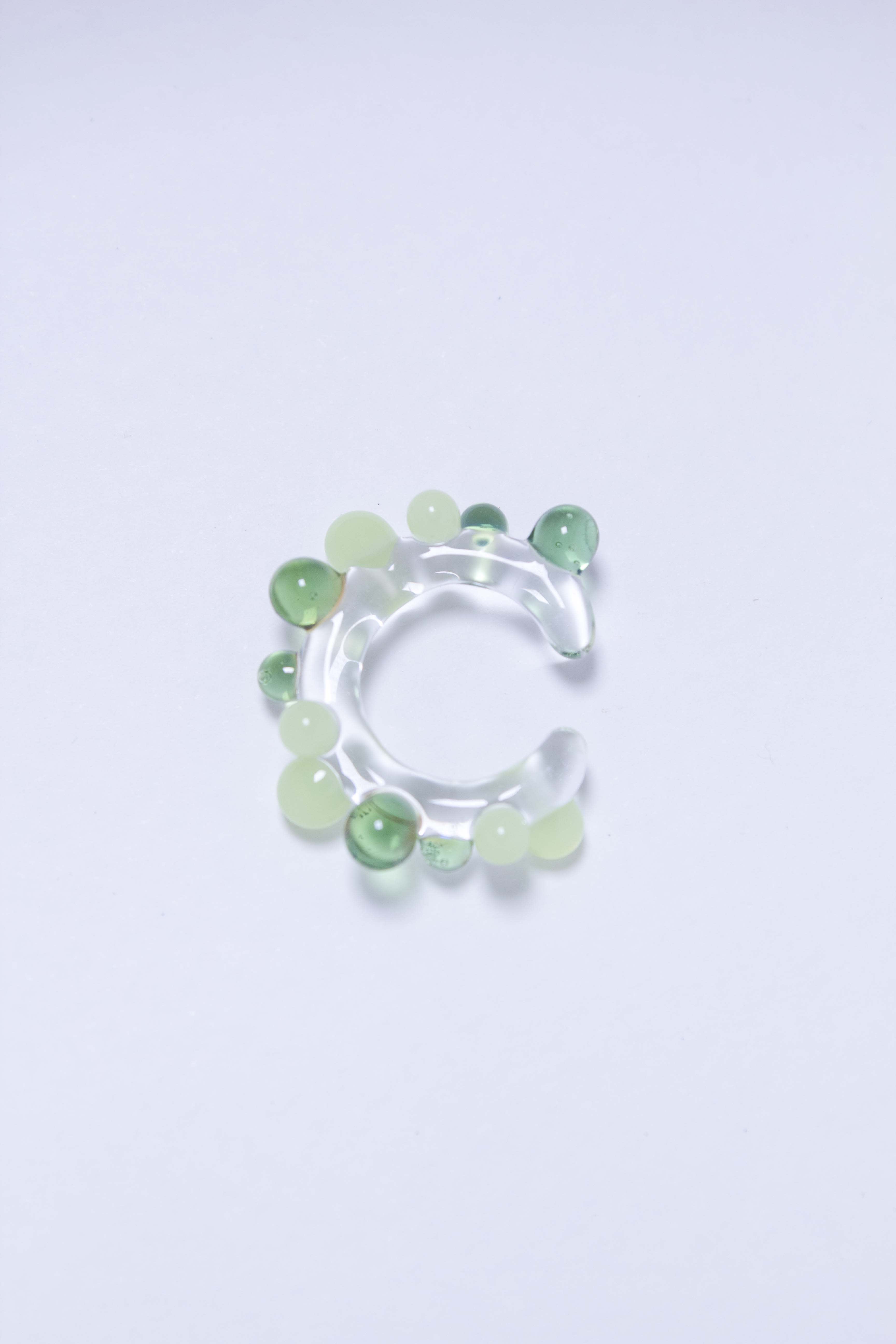 Bubble Ear Cuff - Green — 1