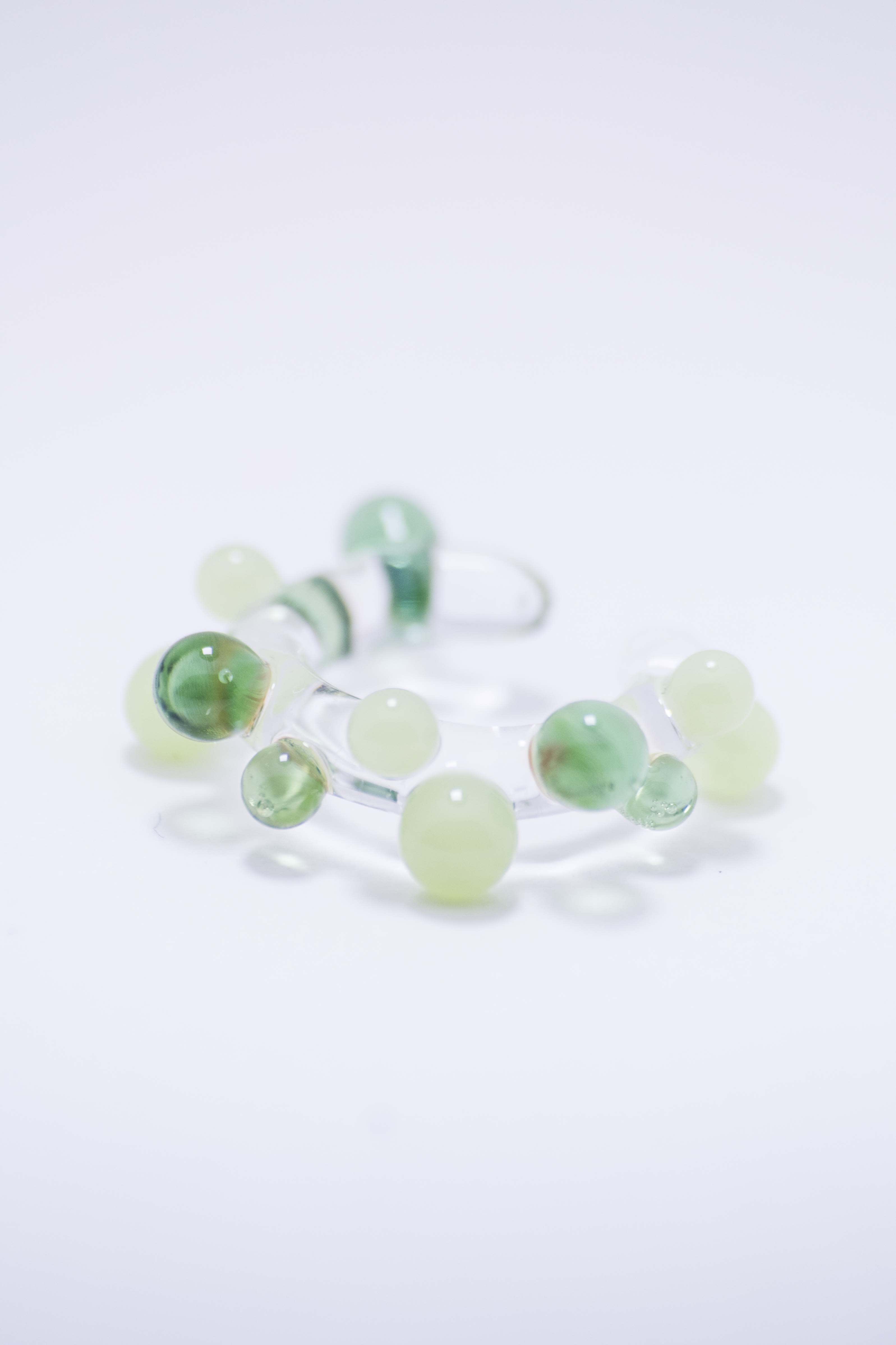 Bubble Ear Cuff - Green — 2