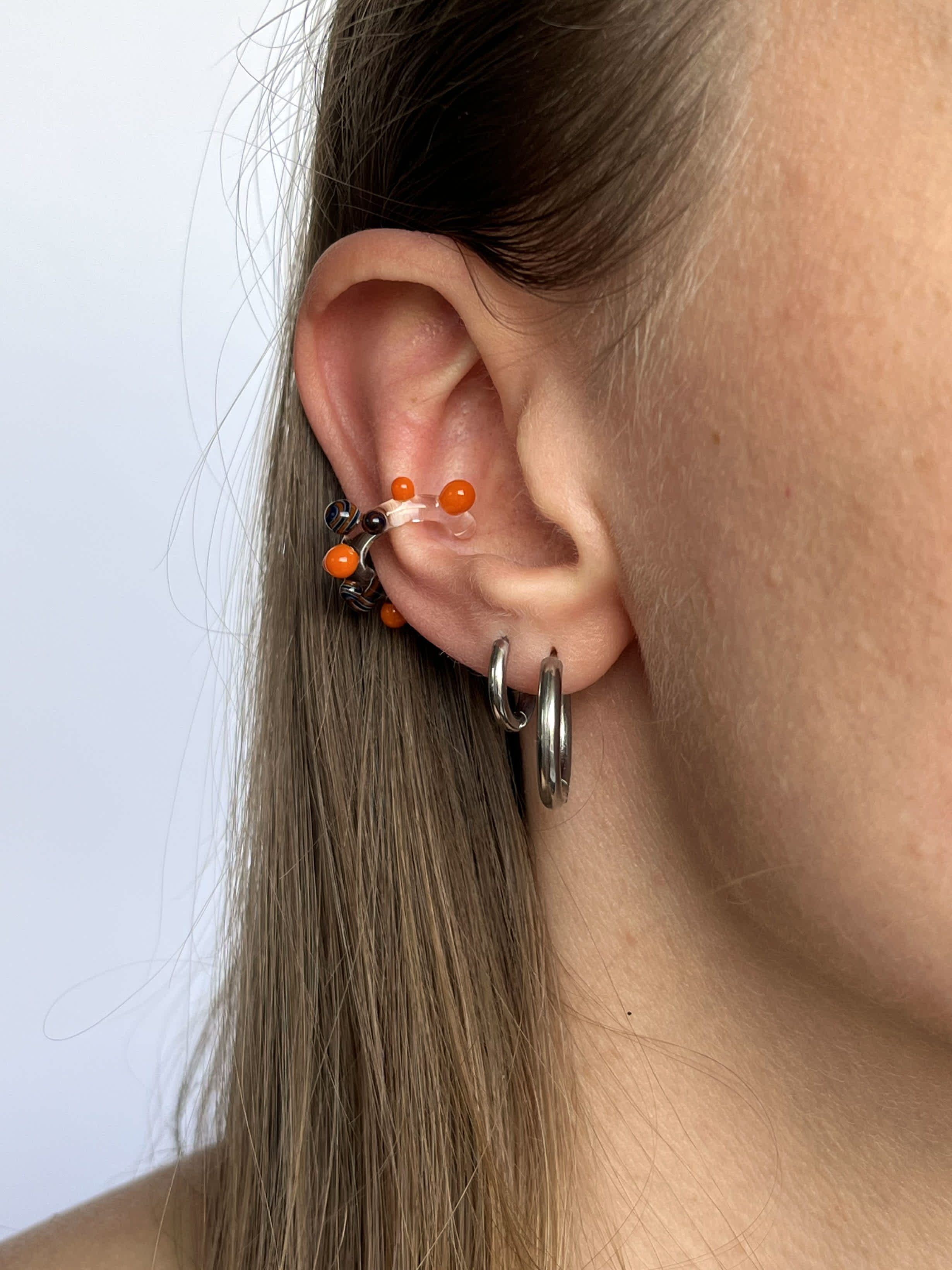 Bubble Earring - Orange — 4