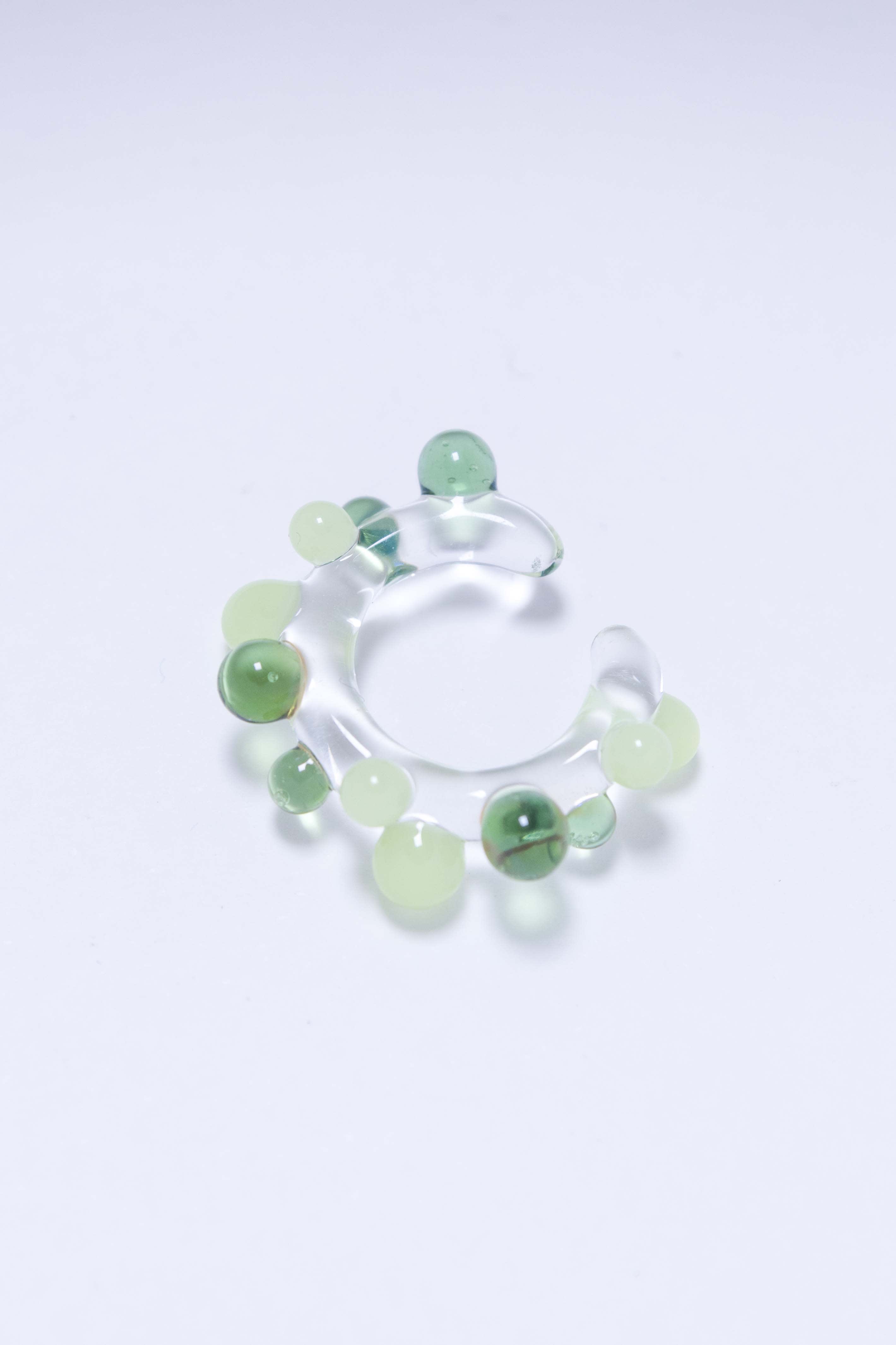 Bubble Ear Cuff - Green — 4