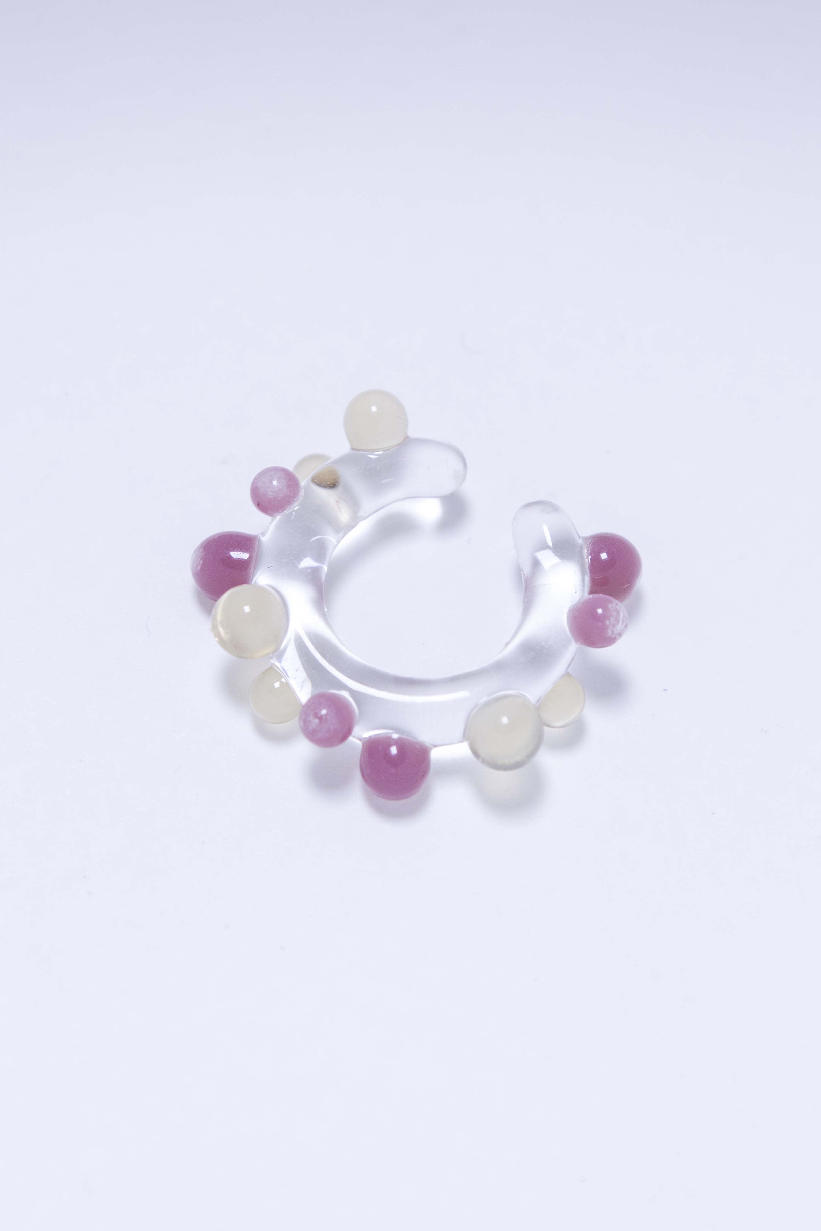 Bubble Ear Cuff - Pink-Yellow — 4